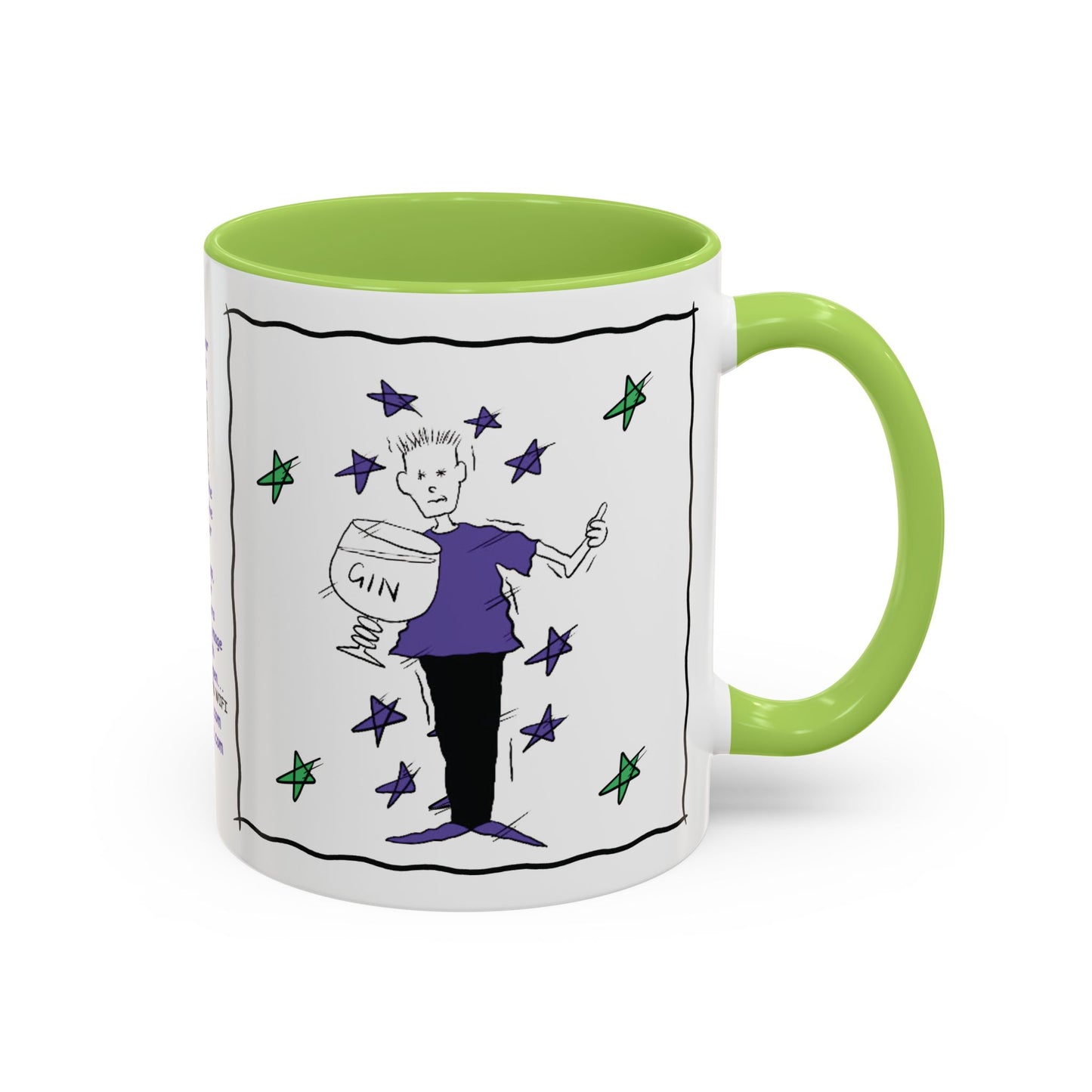 Rhyming Gin Mug Funny Gin Lover Mug Gin Tonic Mug Limerick Coffee Mug rhyming Mug Gin Coffee Lover Mug Unique Gin Mug Funny Christmas Mug Accent Coffee Mug (11, 15oz)