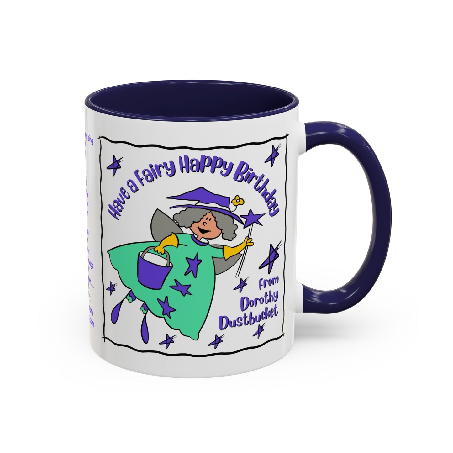 Singing Kids Birthday Mug with Augmented Reality β Dorothy DustBucket Birthday Fairy Mug Aesthetic White Mug Lover Kids Gift accent Coffee Mug (11, 15oz)