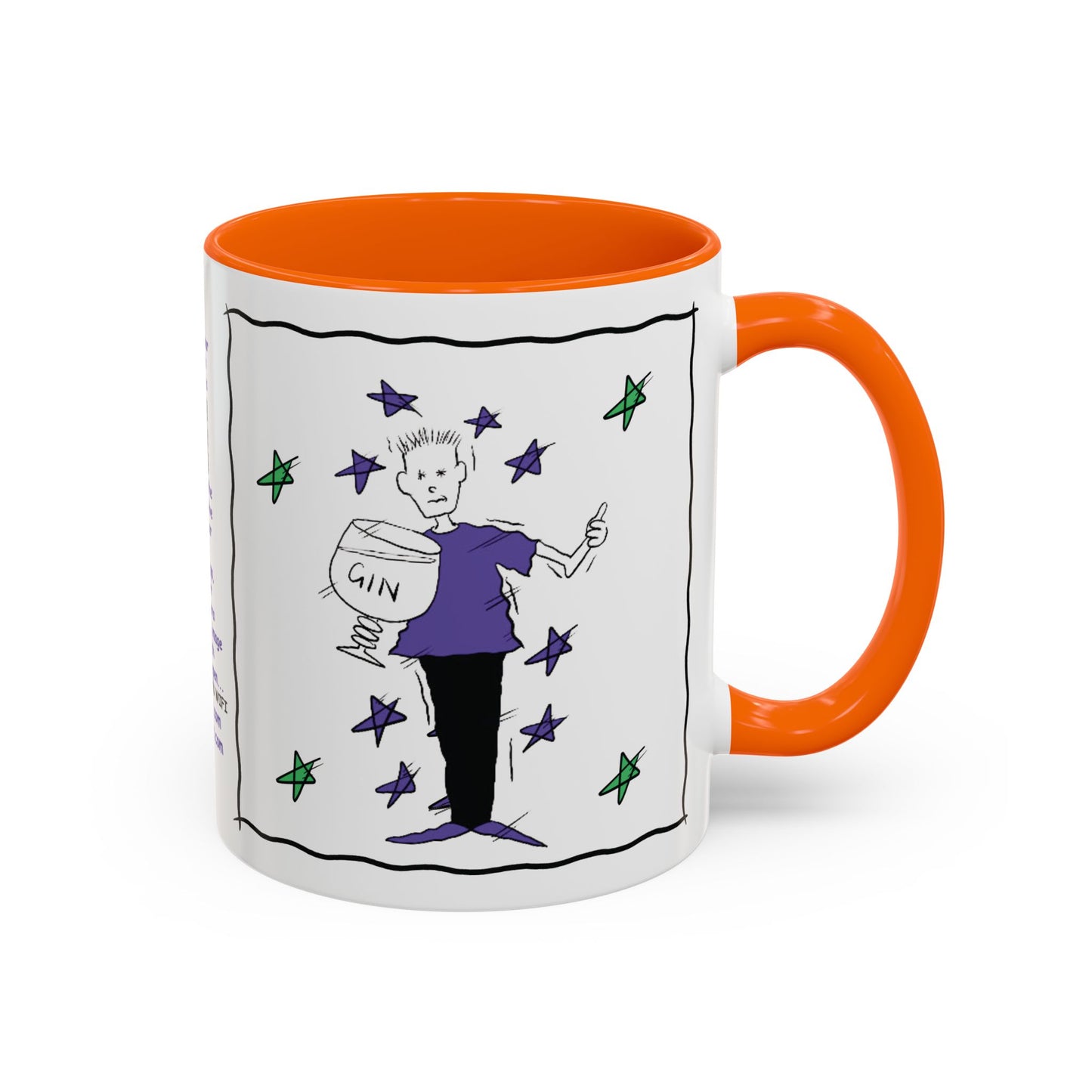 Rhyming Gin Mug Funny Gin Lover Mug Gin Tonic Mug Limerick Coffee Mug rhyming Mug Gin Coffee Lover Mug Unique Gin Mug Funny Christmas Mug Accent Coffee Mug (11, 15oz)