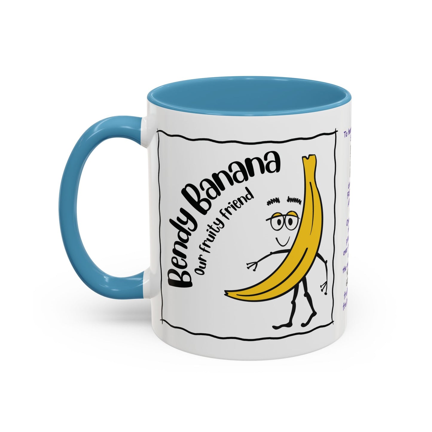 Singing childs mug childs Banana Mug Fruit Mug Bendy Banana Mug Funny Mug Christmas Ceramic Kids Mug Aesthetic White Mug Lover Kids Gift accent Coffee Mug (11, 15oz)