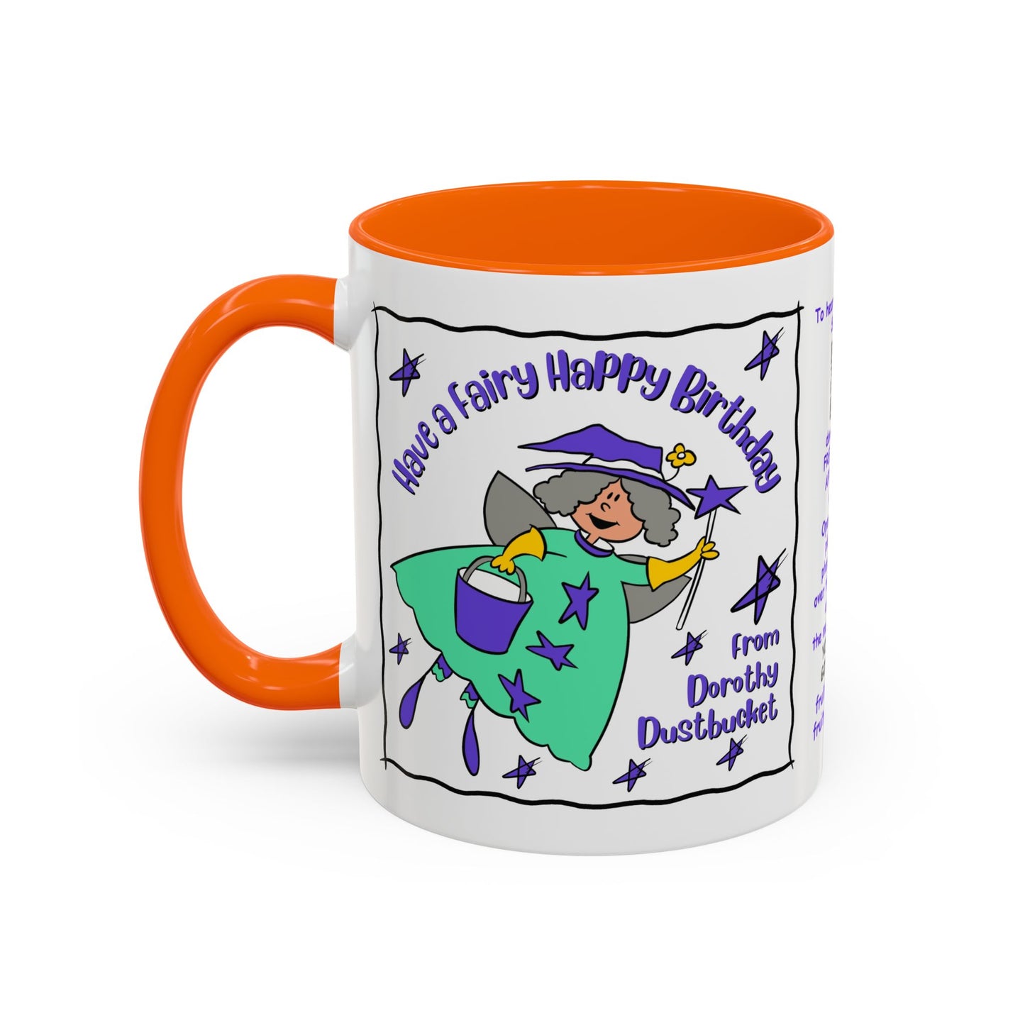 Singing Kids Birthday Mug with Augmented Reality β Dorothy DustBucket Birthday Fairy Mug Aesthetic White Mug Lover Kids Gift accent Coffee Mug (11, 15oz)