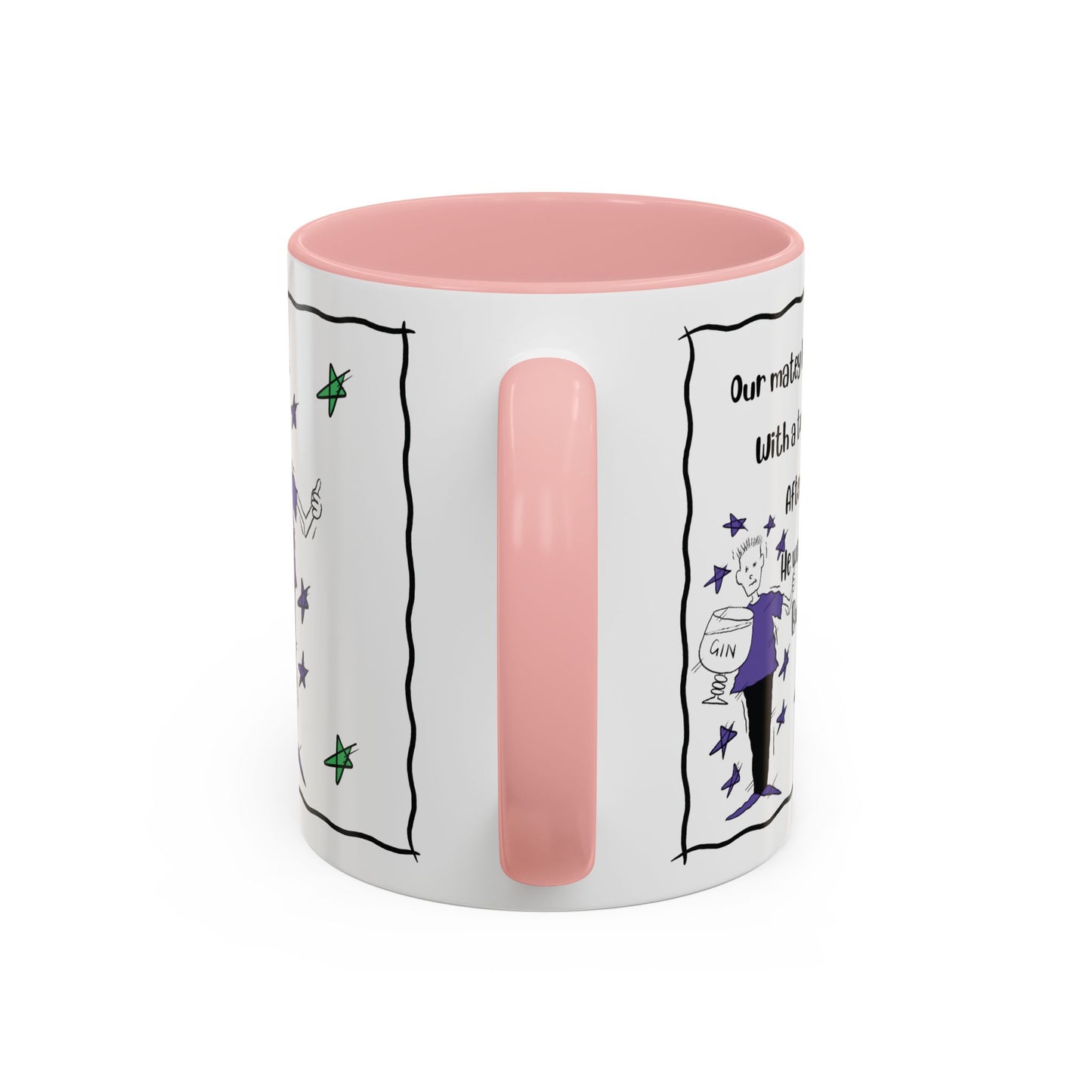 Rhyming Gin Mug Funny Gin Lover Mug Gin Tonic Mug Limerick Coffee Mug rhyming Mug Gin Coffee Lover Mug Unique Gin Mug Funny Christmas Mug Accent Coffee Mug (11, 15oz)
