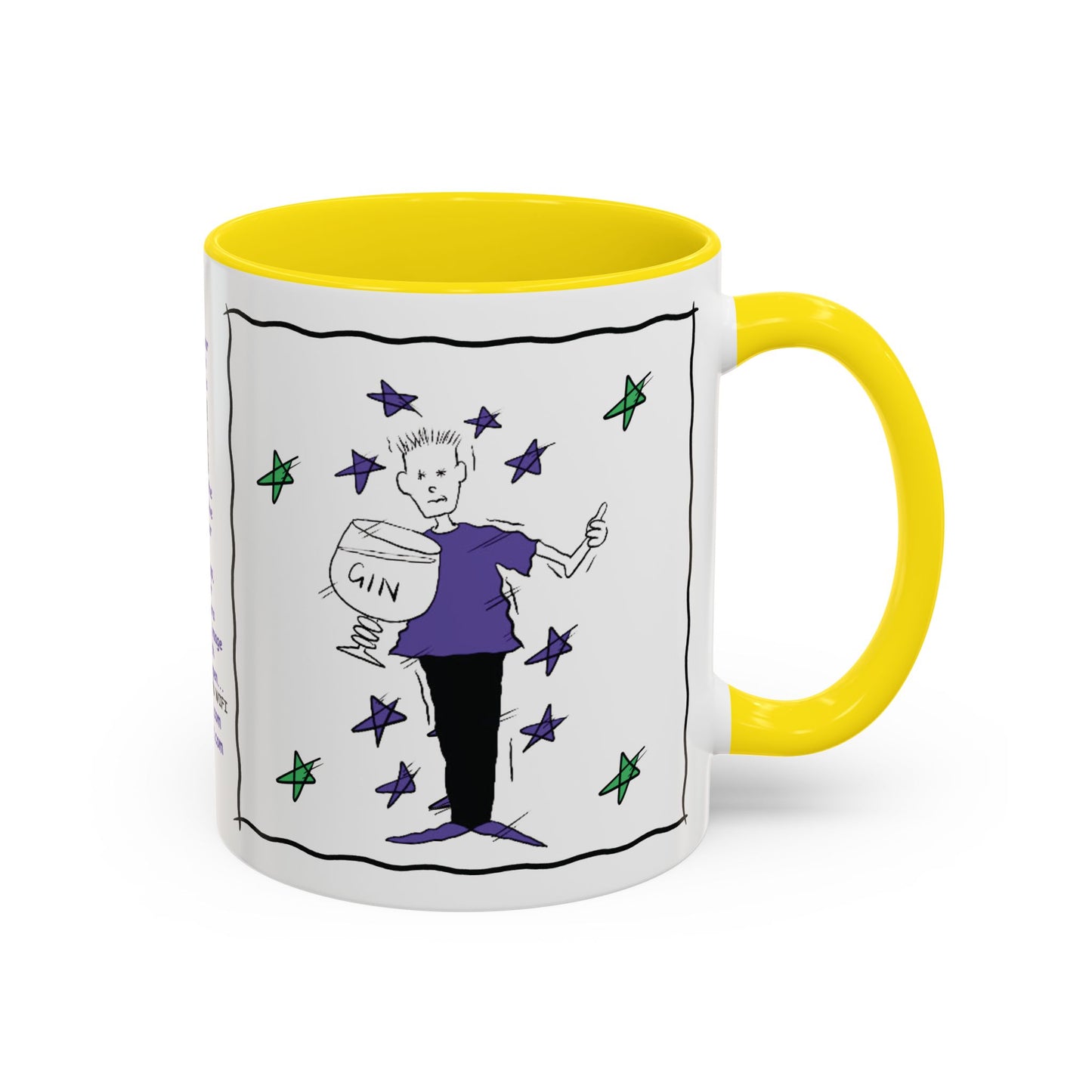 Rhyming Gin Mug Funny Gin Lover Mug Gin Tonic Mug Limerick Coffee Mug rhyming Mug Gin Coffee Lover Mug Unique Gin Mug Funny Christmas Mug Accent Coffee Mug (11, 15oz)
