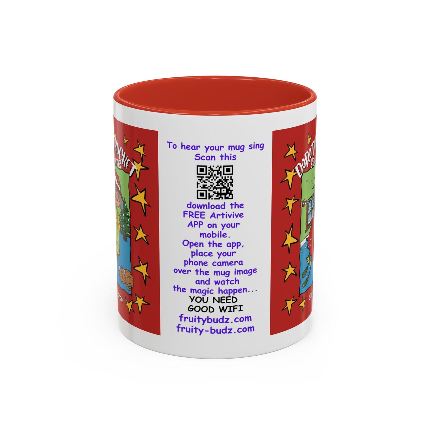 Dorothy DustBucket Saves Christmas Funny Storytelling Fairy Mug is a delightful Fairy Mug designed to brighten your day with its playful and vibrant charm. Aesthetic White Mug Lover Kids Gift accent Coffee Mug (11, 15oz)