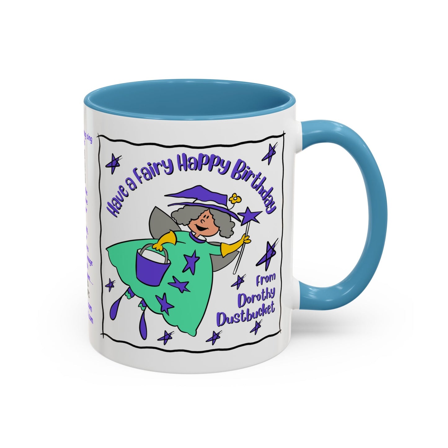 Singing Kids Birthday Mug with Augmented Reality β Dorothy DustBucket Birthday Fairy Mug Aesthetic White Mug Lover Kids Gift accent Coffee Mug (11, 15oz)