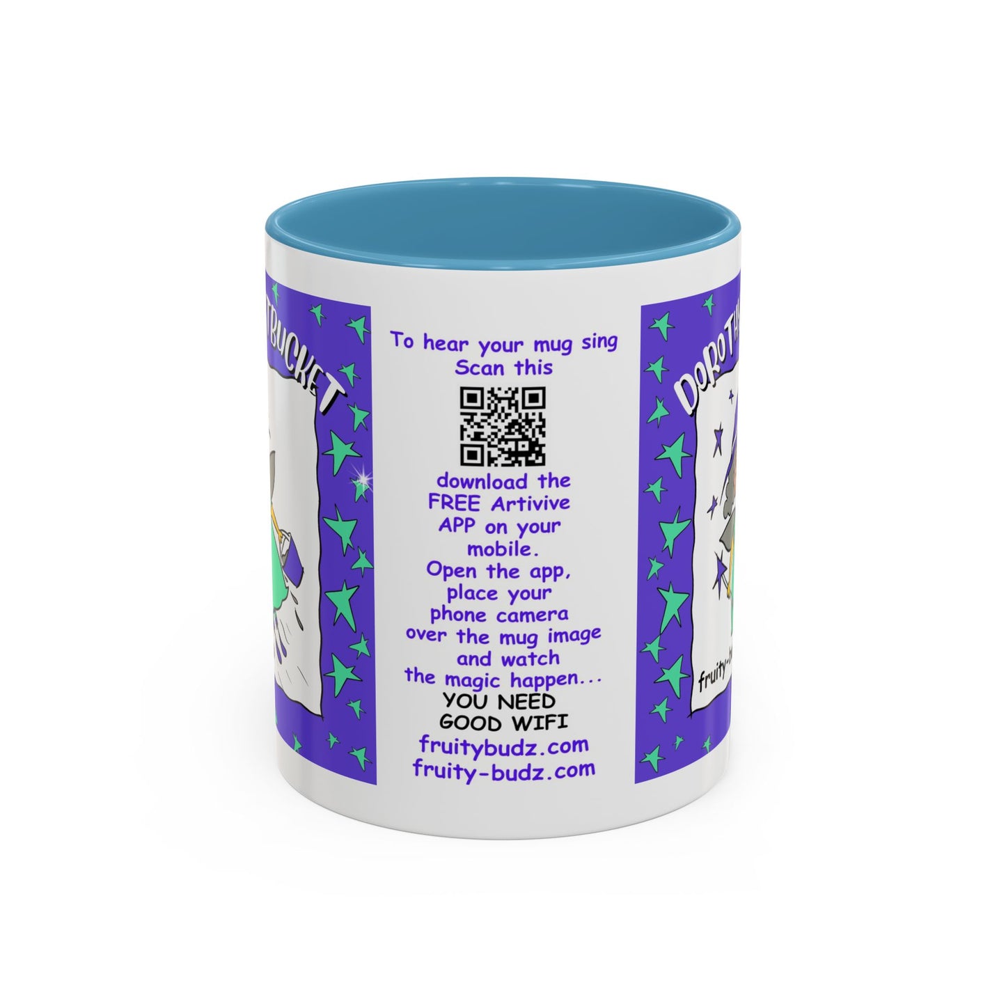 Dorothy DustBucket Funny Fairy Mug is a delightful Fairy Mug designed to brighten your day with its playful and vibrant charm. Aesthetic White Mug Lover Kids Gift accent Coffee Mug (11, 15oz)