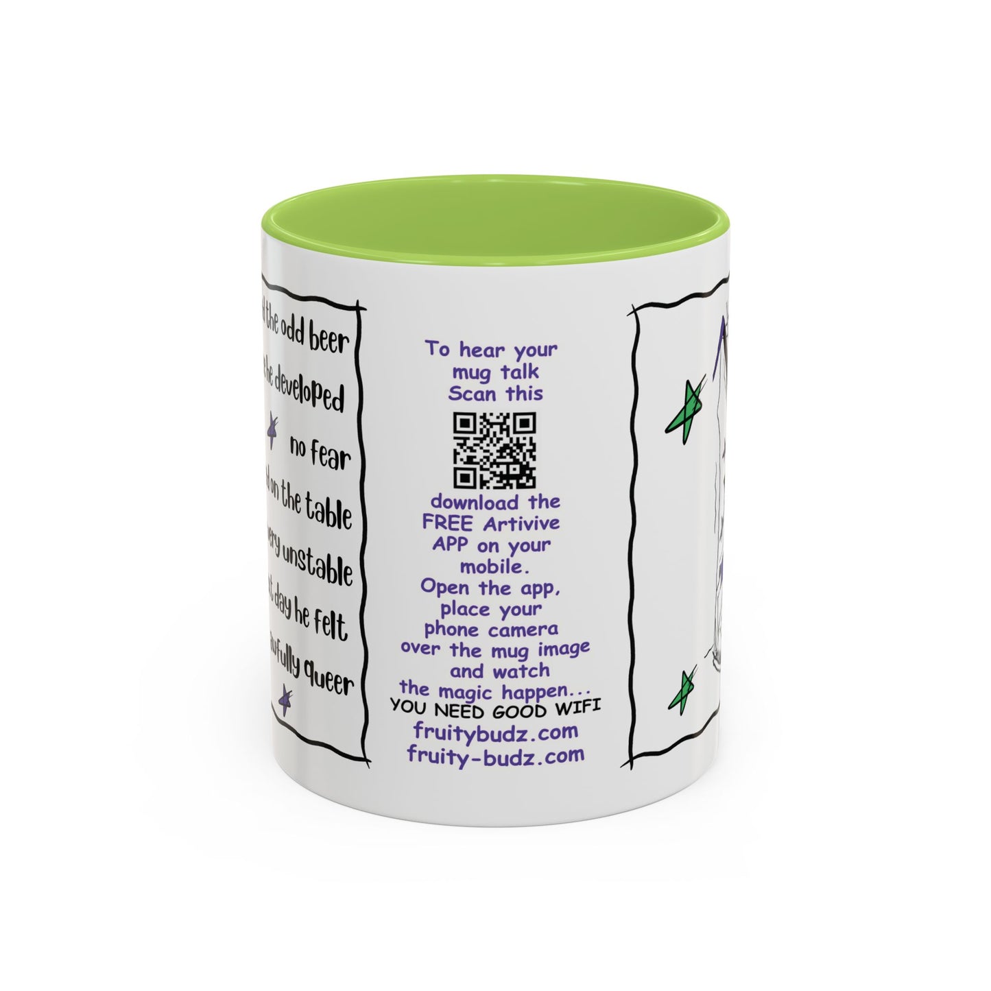 Talking Funny Mug Lads Beer Mug Coffee Mug Funny Limerick Mug Handmade Beer Lover Mug White Ceramic Coffee Beer Mug accent Coffee Mug (11, 15oz)