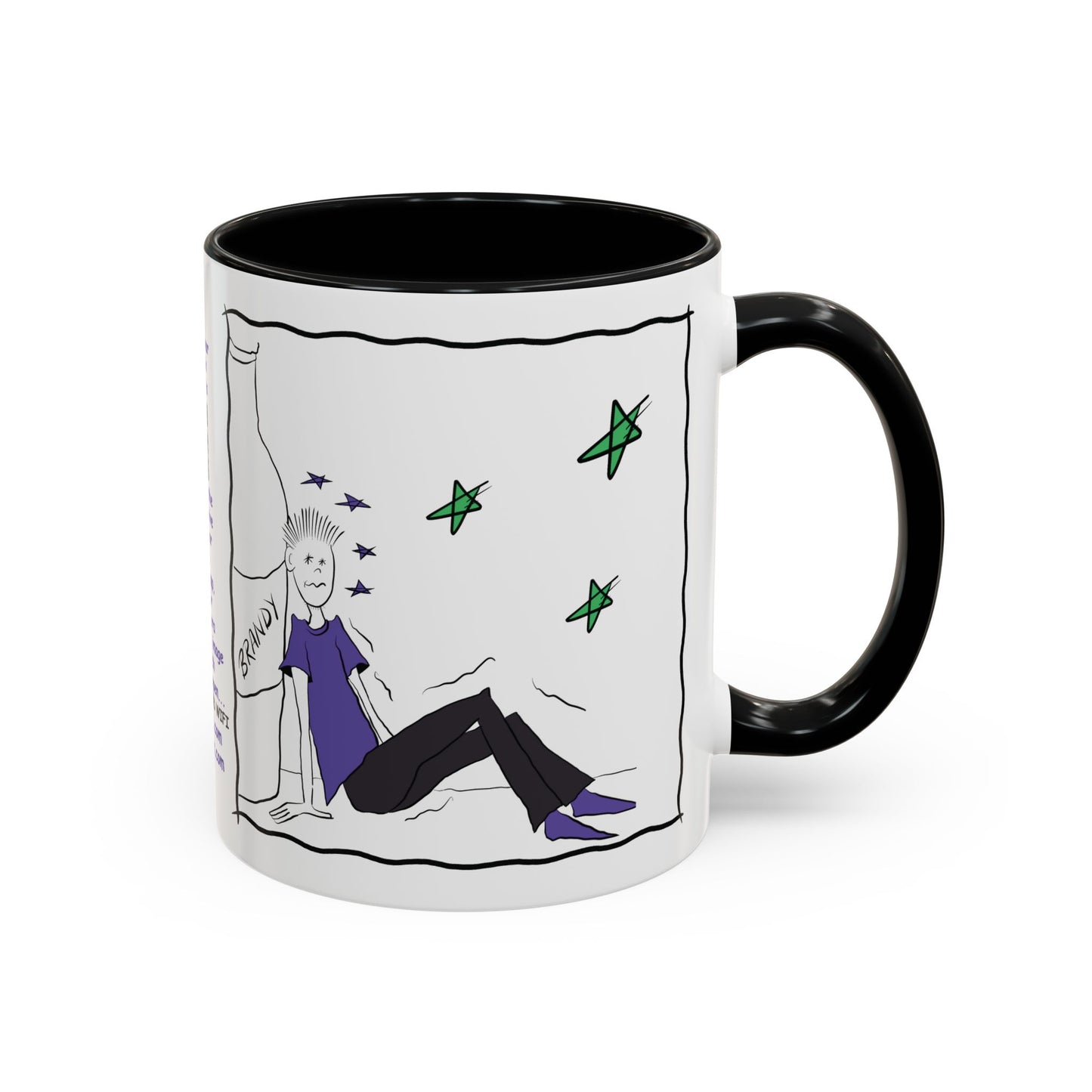Unique mug Rhyming Talking Birthday mug Brandy Lover Mug Funny Birthday mug limerick Brandy Mug Christmas Gift Brandy Lover MugCopy of Accent Coffee Mug (11, 15oz)