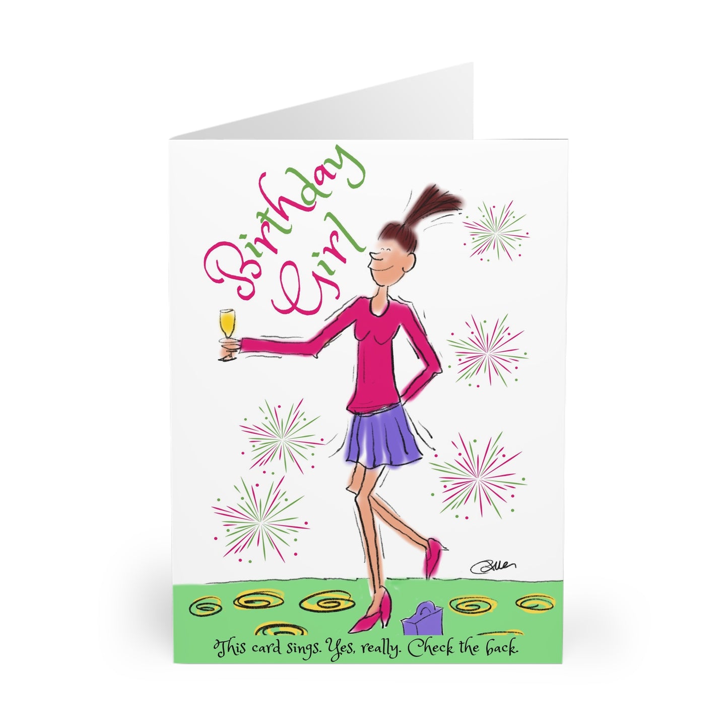 Funny Singing Happy Birthday Cards β Augmented Reality Animation β Pack of 5 for Best Friend, Sister, Mum, Aunty, Bestie Greeting Cards (5 Pack)