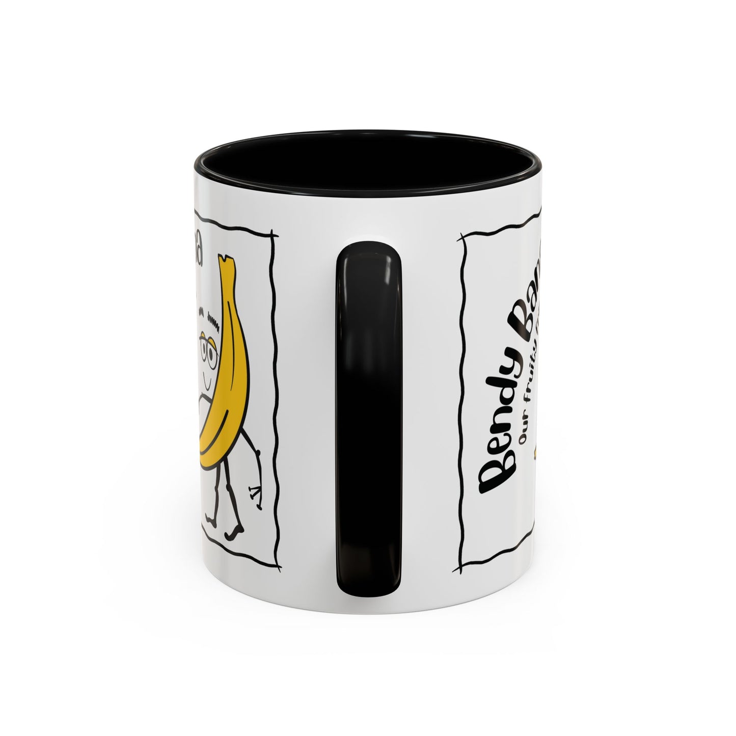 Singing childs mug childs Banana Mug Fruit Mug Bendy Banana Mug Funny Mug Christmas Ceramic Kids Mug Aesthetic White Mug Lover Kids Gift accent Coffee Mug (11, 15oz)