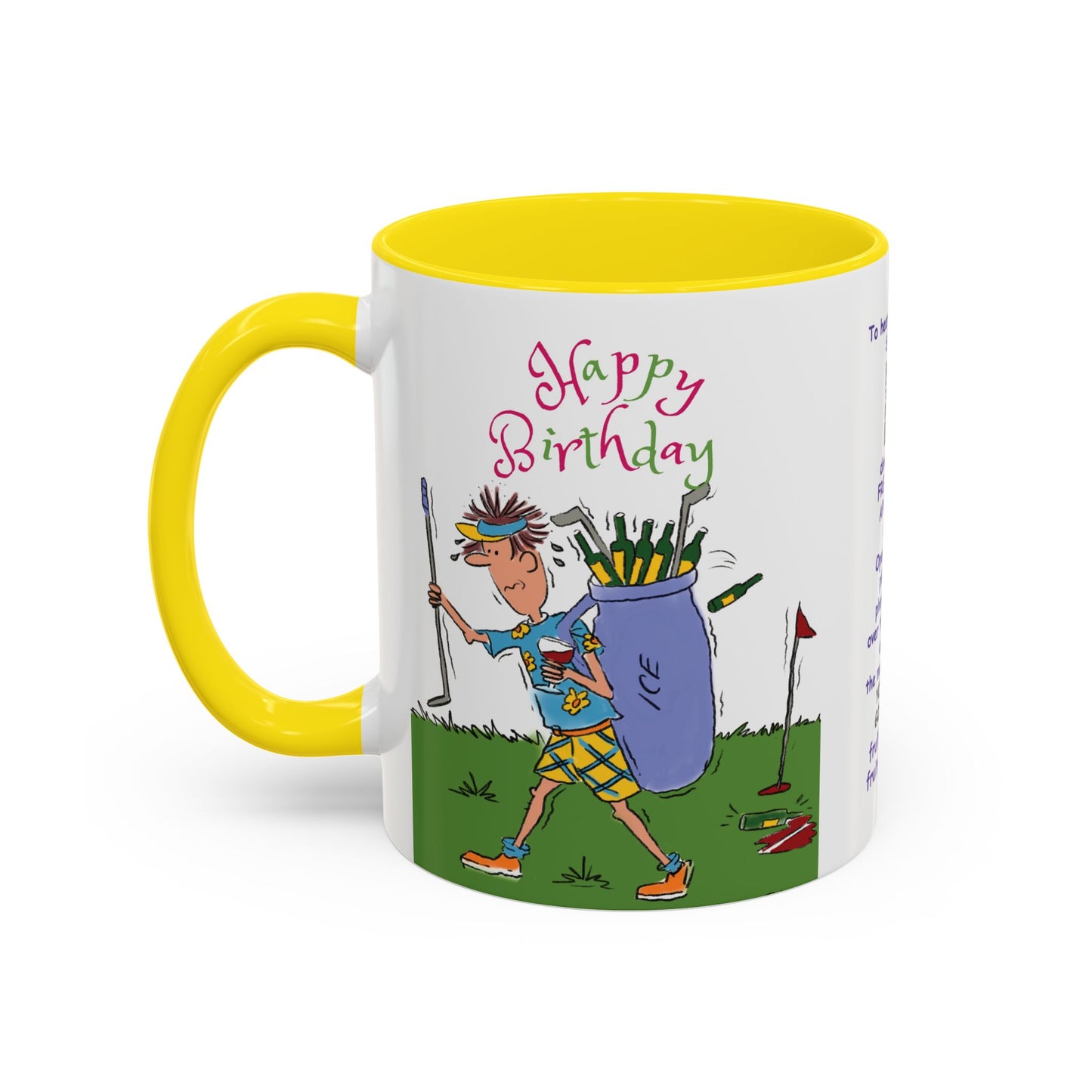 Funny Gifts Under £15 Funny Mug Dads Birthday Mug Coffee Mug Funny Birthday Golf lover Mug Handmade Birthday Lover Mug White Ceramic Coffee Beer Mug accent Coffee Mug (11, 15oz)