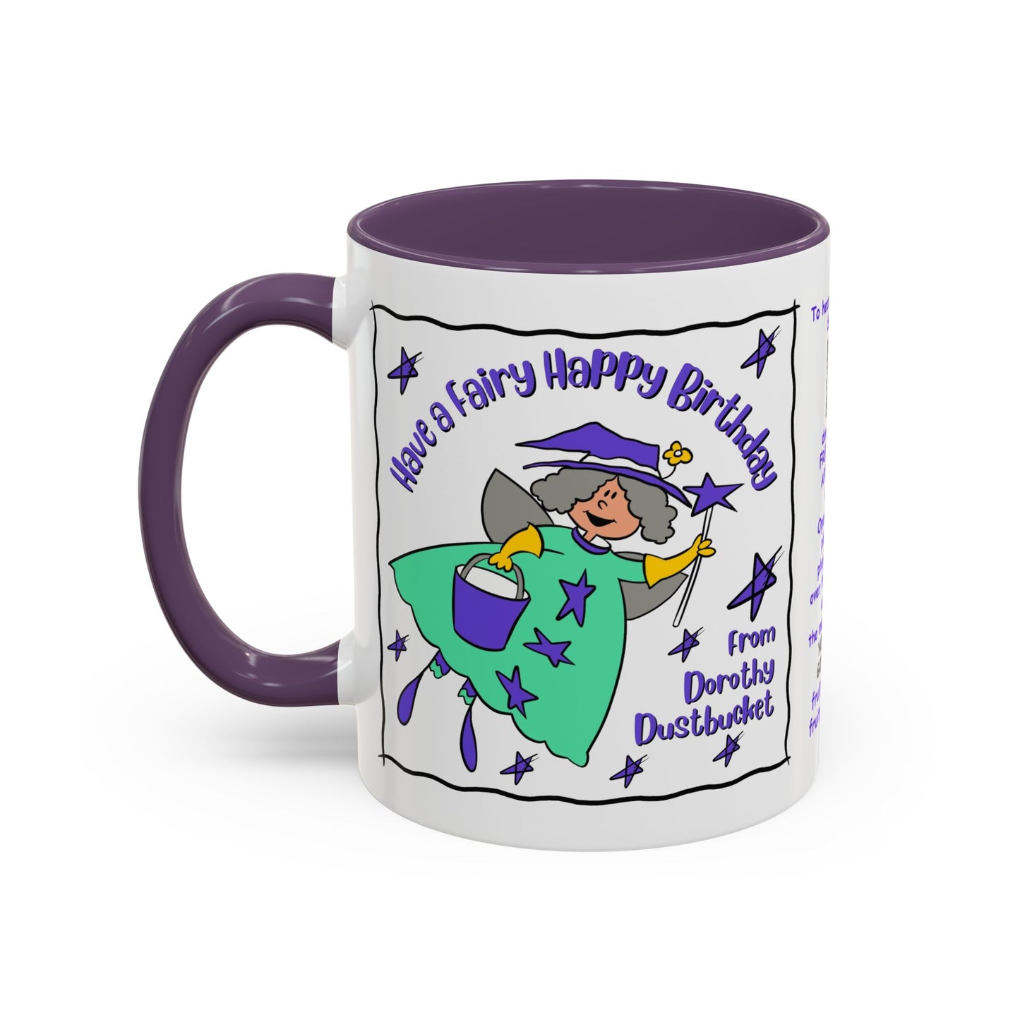 Singing Kids Birthday Mug with Augmented Reality β Dorothy DustBucket Birthday Fairy Mug Aesthetic White Mug Lover Kids Gift accent Coffee Mug (11, 15oz)