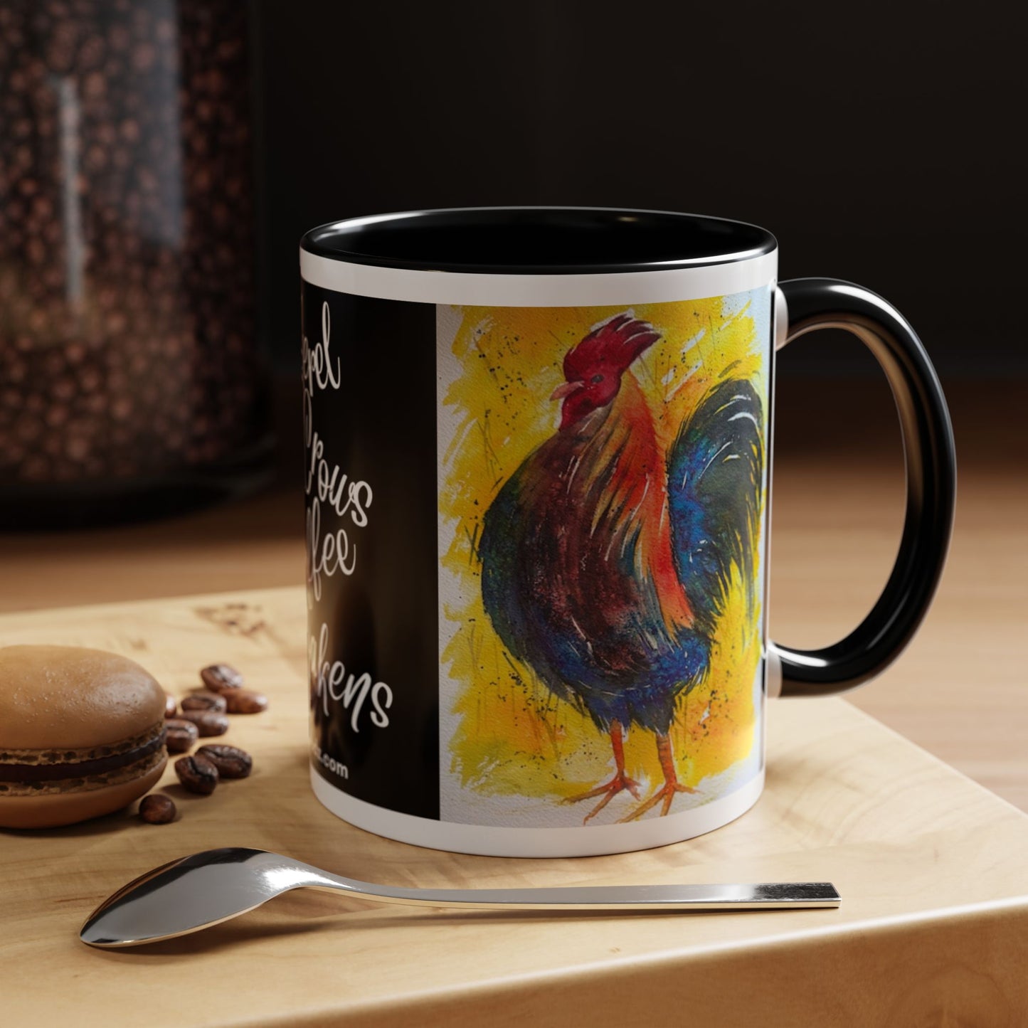 Animating Christmas mug Christmas Mug Fun Mug Cockerel Mug Gift For her Gift for him Mug Handmade Mug Aesthetic Christmas Mug Gift Kids Mug Aesthetic White Mug Lover Kids Gift accent Coffee Mug (11, 15oz)