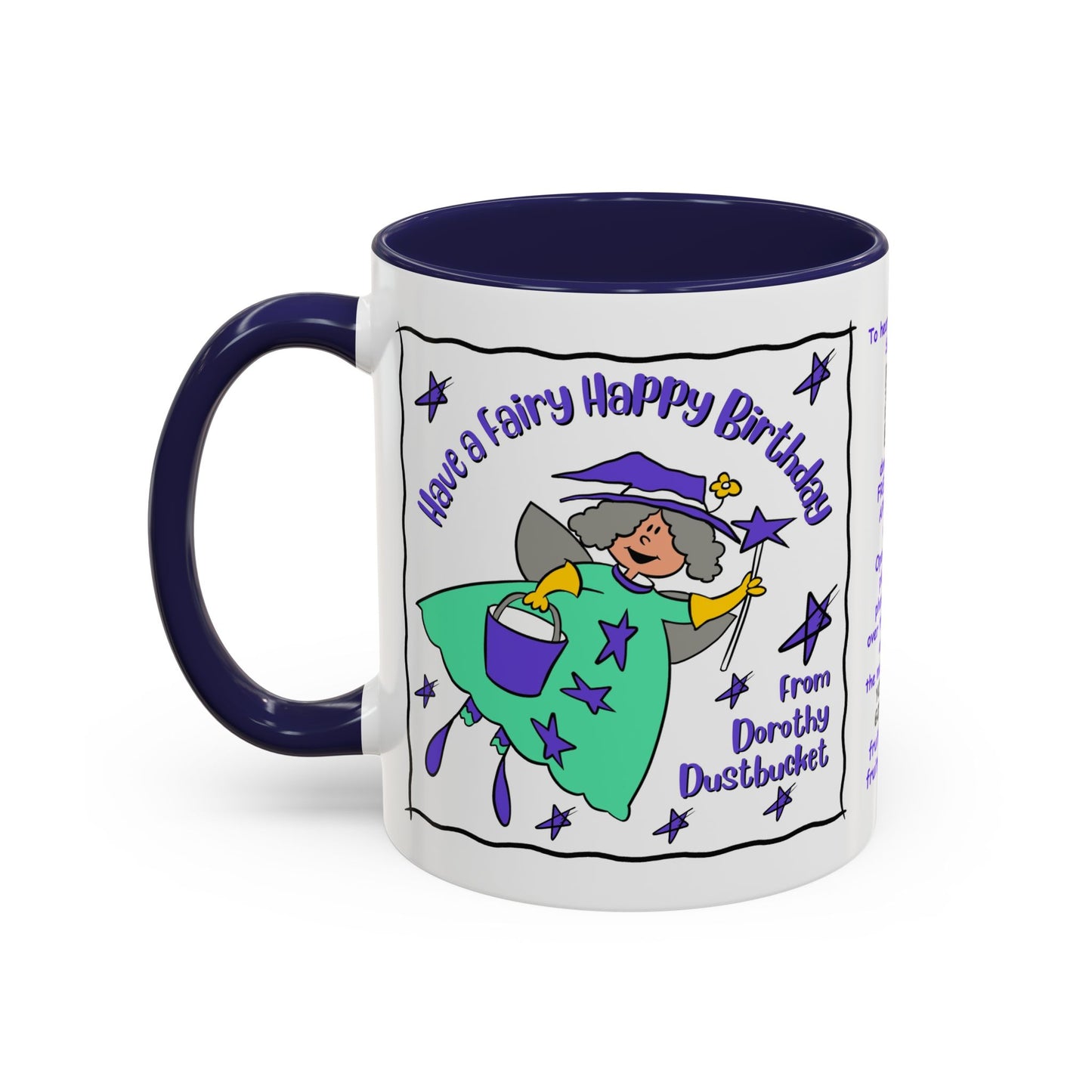 Singing Kids Birthday Mug with Augmented Reality β Dorothy DustBucket Birthday Fairy Mug Aesthetic White Mug Lover Kids Gift accent Coffee Mug (11, 15oz)