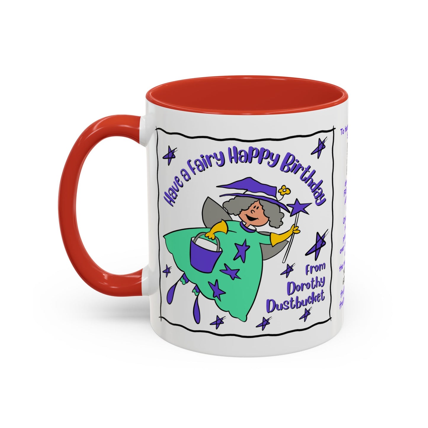 Singing Kids Birthday Mug with Augmented Reality β Dorothy DustBucket Birthday Fairy Mug Aesthetic White Mug Lover Kids Gift accent Coffee Mug (11, 15oz)