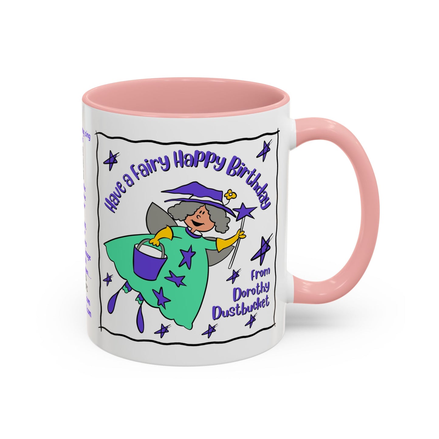 Singing Kids Birthday Mug with Augmented Reality β Dorothy DustBucket Birthday Fairy Mug Aesthetic White Mug Lover Kids Gift accent Coffee Mug (11, 15oz)