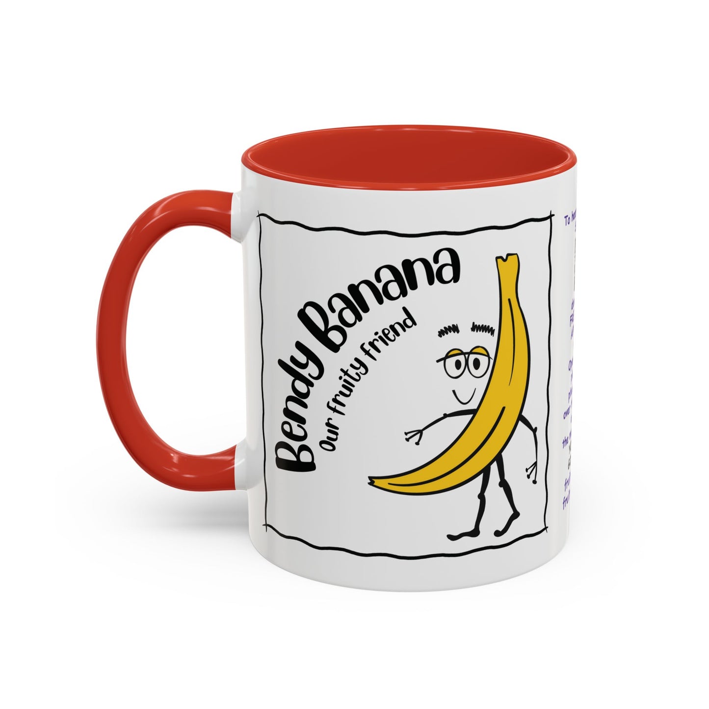 Singing childs mug childs Banana Mug Fruit Mug Bendy Banana Mug Funny Mug Christmas Ceramic Kids Mug Aesthetic White Mug Lover Kids Gift accent Coffee Mug (11, 15oz)