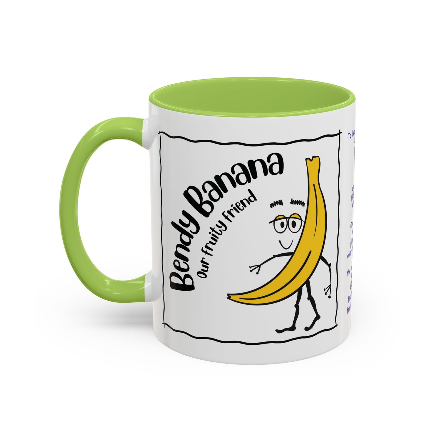 Singing childs mug childs Banana Mug Fruit Mug Bendy Banana Mug Funny Mug Christmas Ceramic Kids Mug Aesthetic White Mug Lover Kids Gift accent Coffee Mug (11, 15oz)