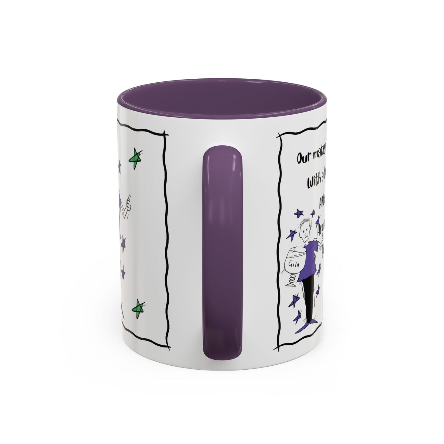 Rhyming Gin Mug Funny Gin Lover Mug Gin Tonic Mug Limerick Coffee Mug rhyming Mug Gin Coffee Lover Mug Unique Gin Mug Funny Christmas Mug Accent Coffee Mug (11, 15oz)