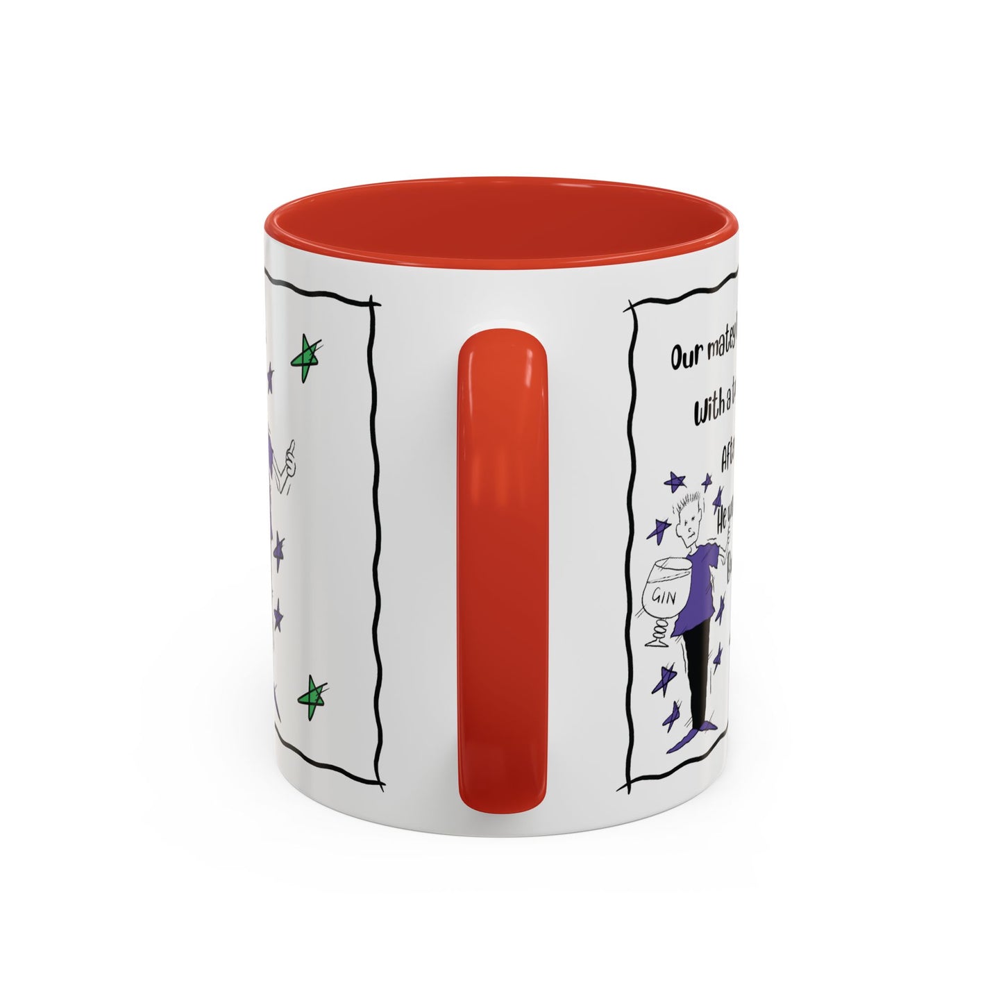 Rhyming Gin Mug Funny Gin Lover Mug Gin Tonic Mug Limerick Coffee Mug rhyming Mug Gin Coffee Lover Mug Unique Gin Mug Funny Christmas Mug Accent Coffee Mug (11, 15oz)