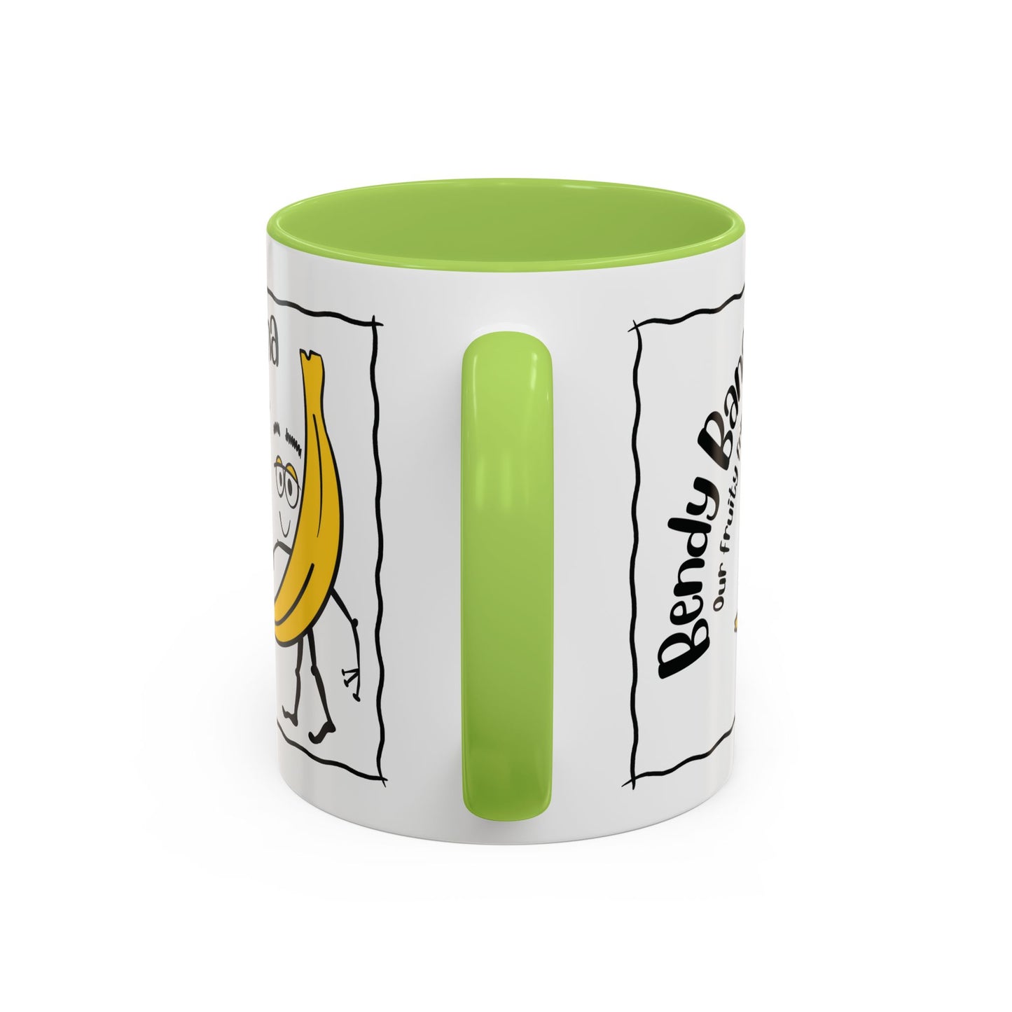 Singing childs mug childs Banana Mug Fruit Mug Bendy Banana Mug Funny Mug Christmas Ceramic Kids Mug Aesthetic White Mug Lover Kids Gift accent Coffee Mug (11, 15oz)