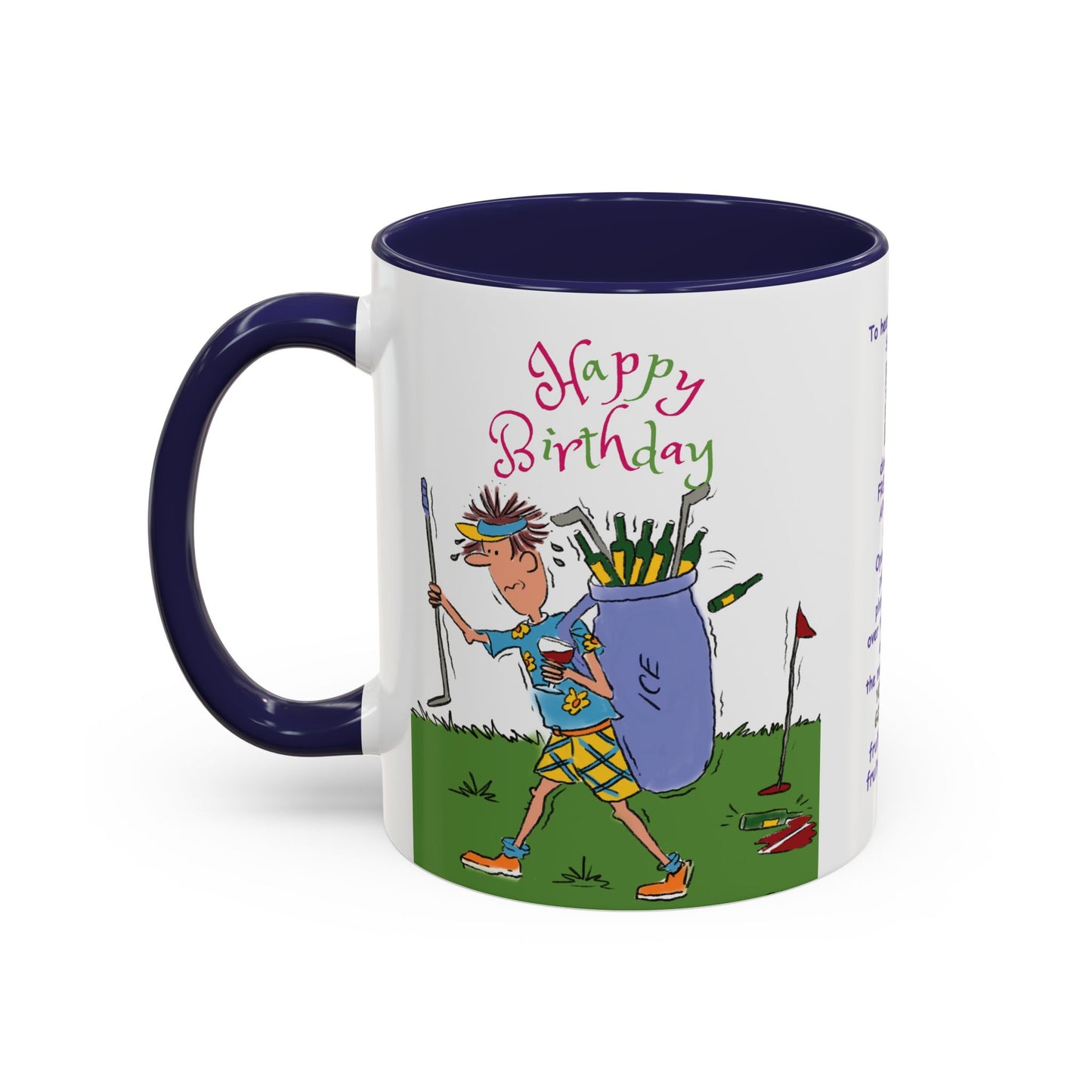 Funny Gifts Under £15 Funny Mug Dads Birthday Mug Coffee Mug Funny Birthday Golf lover Mug Handmade Birthday Lover Mug White Ceramic Coffee Beer Mug accent Coffee Mug (11, 15oz)