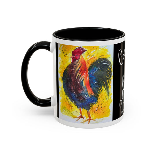 Animating Christmas mug Christmas Mug Fun Mug Cockerel Mug Gift For her Gift for him Mug Handmade Mug Aesthetic Christmas Mug Gift Kids Mug  Aesthetic White Mug Lover Kids Gift accent Coffee Mug (11, 15oz)