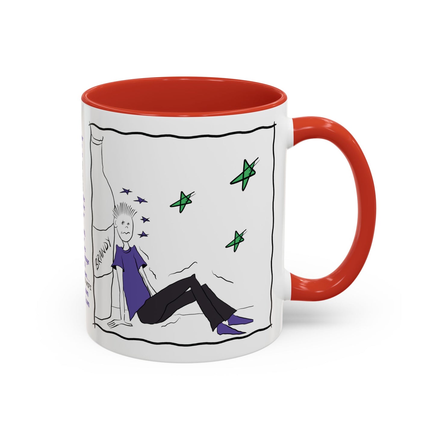 Unique mug Rhyming Talking Birthday mug Brandy Lover Mug Funny Birthday mug  limerick Brandy Mug Christmas Gift Brandy Lover MugCopy of Accent Coffee Mug (11, 15oz)