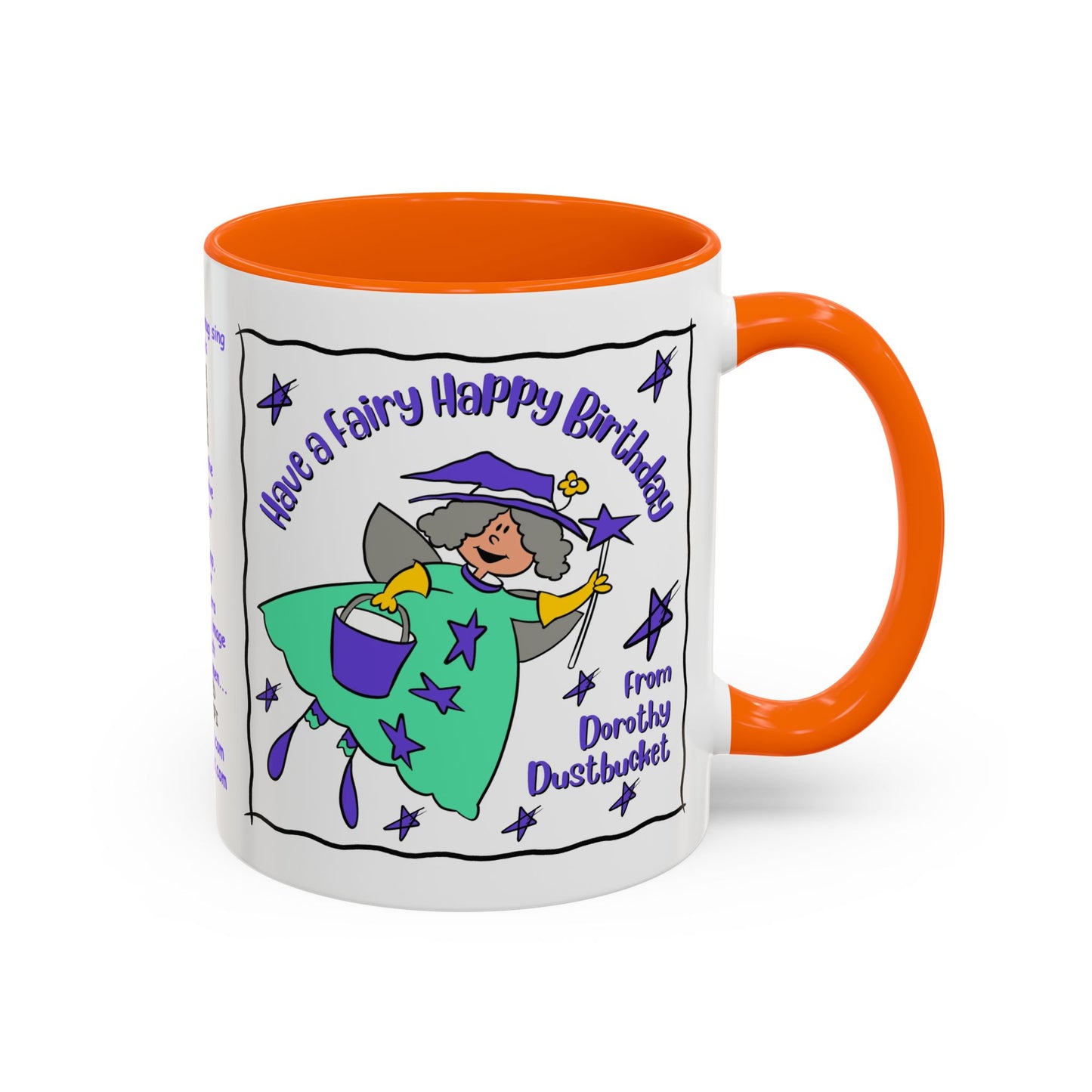 Singing Kids Birthday Mug with Augmented Reality – Dorothy DustBucket Birthday Fairy Mug  Aesthetic White Mug Lover Kids Gift accent Coffee Mug (11, 15oz)