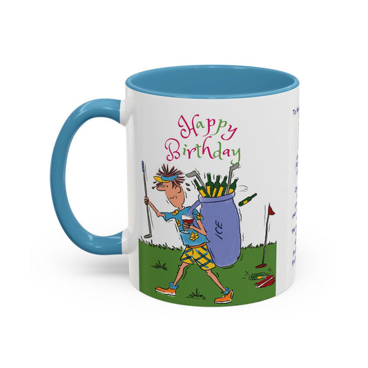 Funny Gifts Under £15 Funny Mug Dads Birthday Mug Coffee Mug Funny Birthday Golf lover Mug Handmade Birthday Lover Mug White Ceramic Coffee Beer Mug accent Coffee Mug (11, 15oz)