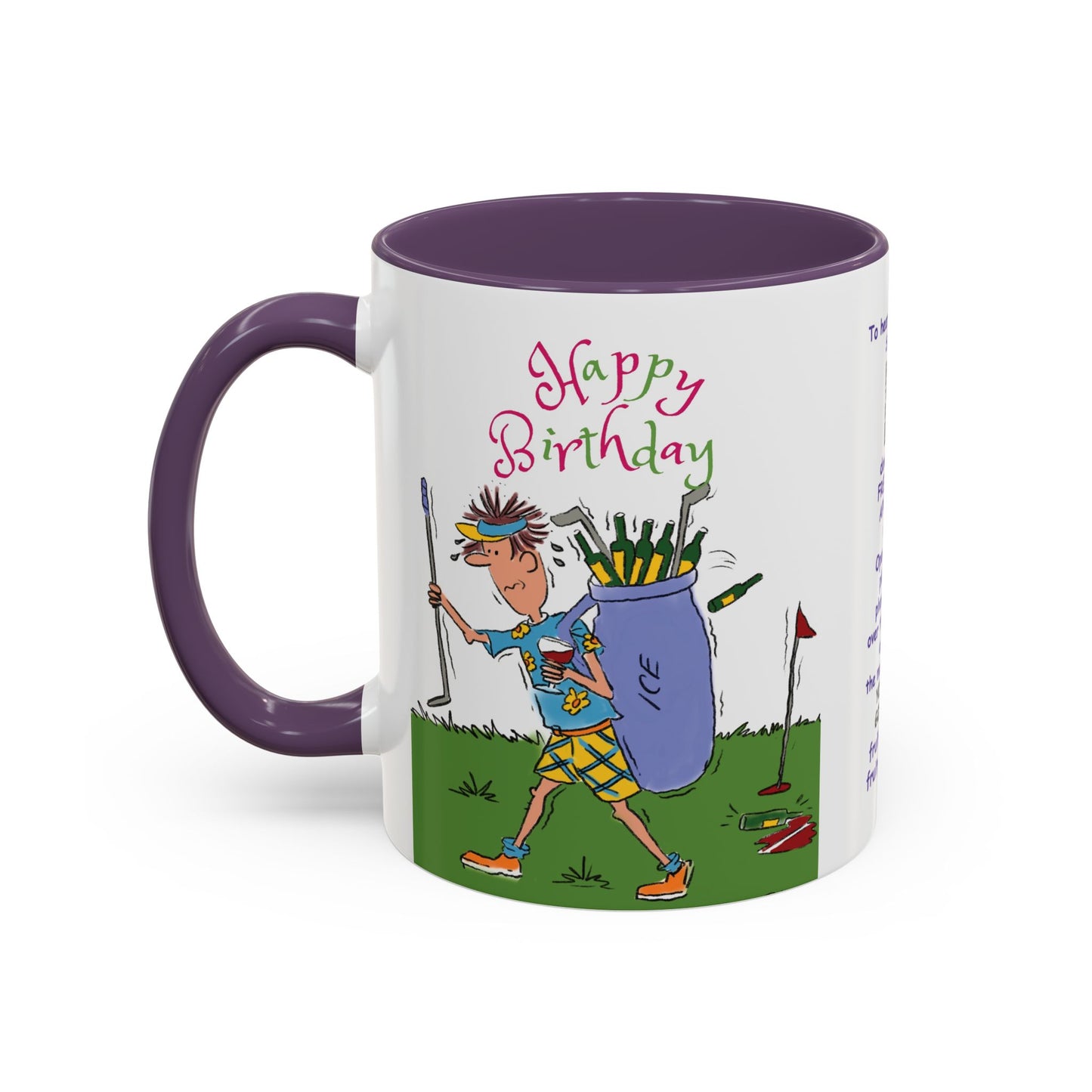 Funny Gifts Under £15 Funny Mug Dads Birthday Mug Coffee Mug Funny Birthday Golf lover Mug Handmade Birthday Lover Mug White Ceramic Coffee Beer Mug accent Coffee Mug (11, 15oz)