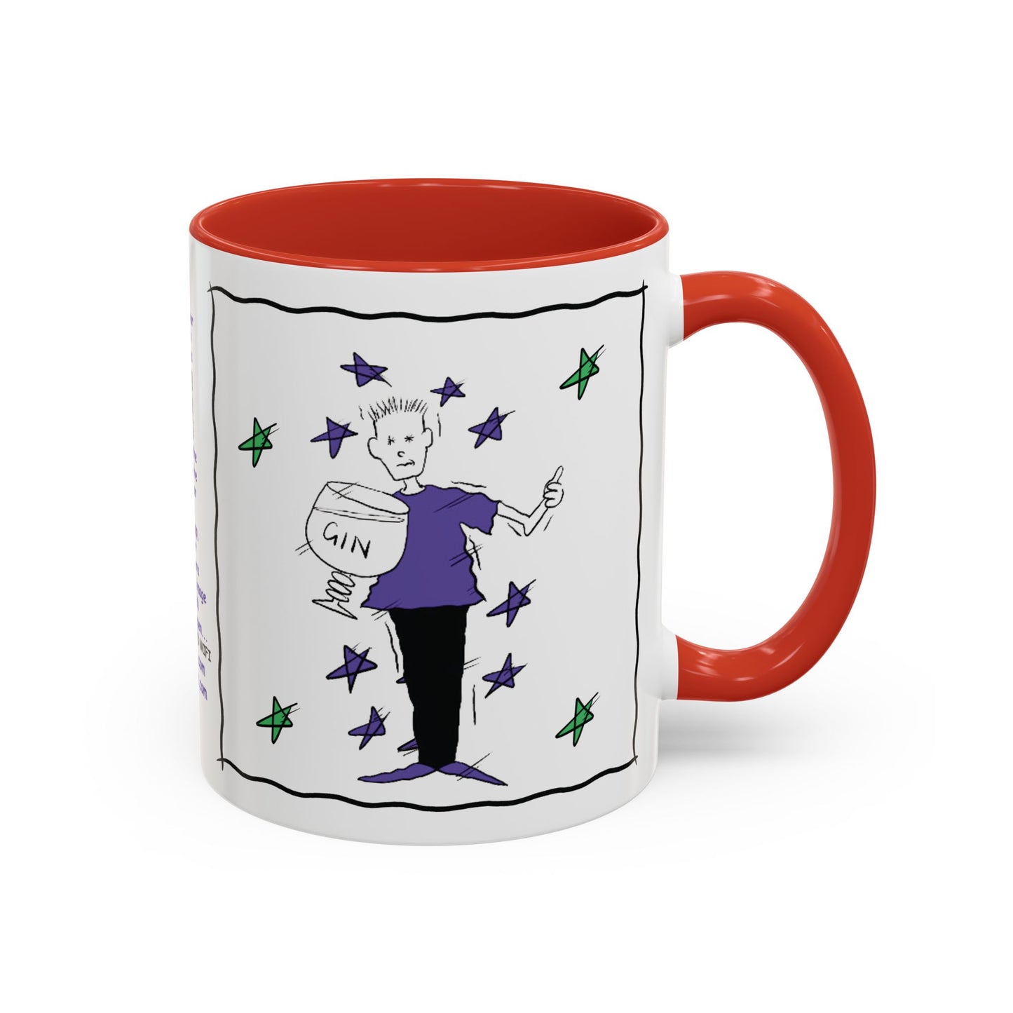 Rhyming Gin Mug Funny Gin Lover Mug Gin Tonic Mug Limerick Coffee Mug rhyming Mug Gin Coffee Lover Mug Unique Gin Mug Funny Christmas Mug Accent Coffee Mug (11, 15oz)