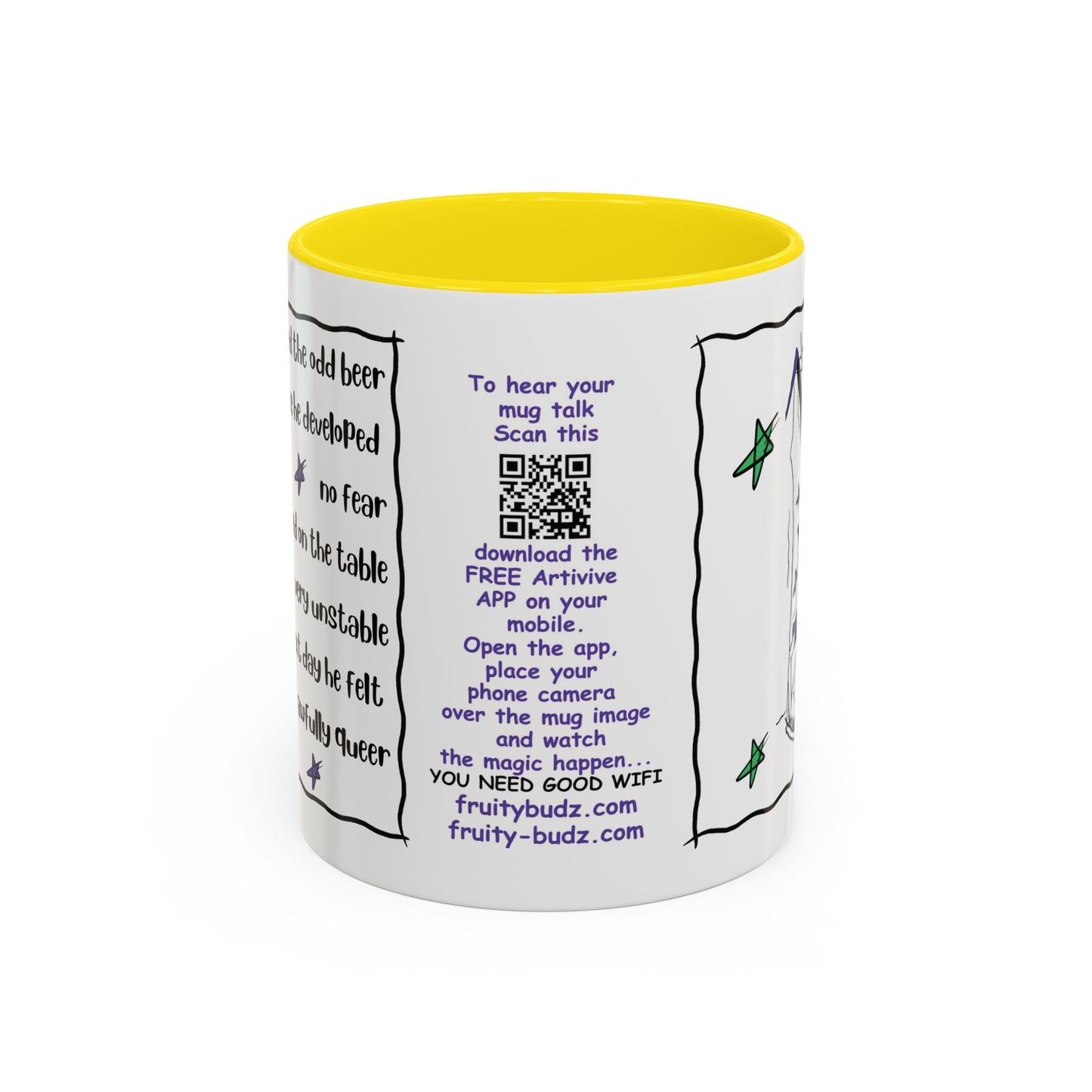Talking Funny Mug Lads Beer Mug Coffee Mug Funny Limerick Mug Handmade Beer Lover Mug White Ceramic Coffee Beer Mug accent Coffee Mug (11, 15oz)