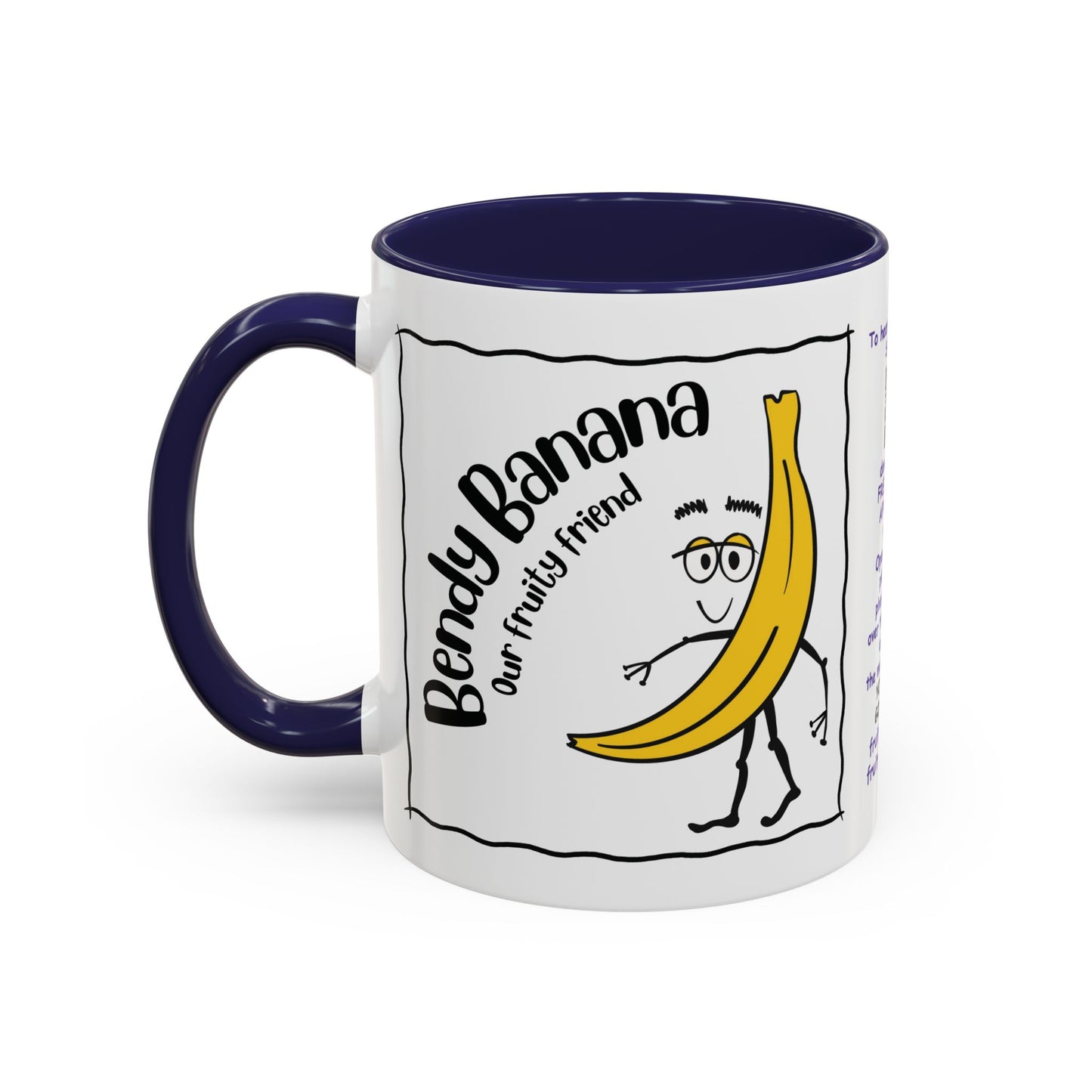Singing childs mug childs Banana Mug Fruit Mug Bendy Banana Mug Funny Mug Christmas Ceramic Kids Mug Aesthetic White Mug Lover Kids Gift accent Coffee Mug (11, 15oz)