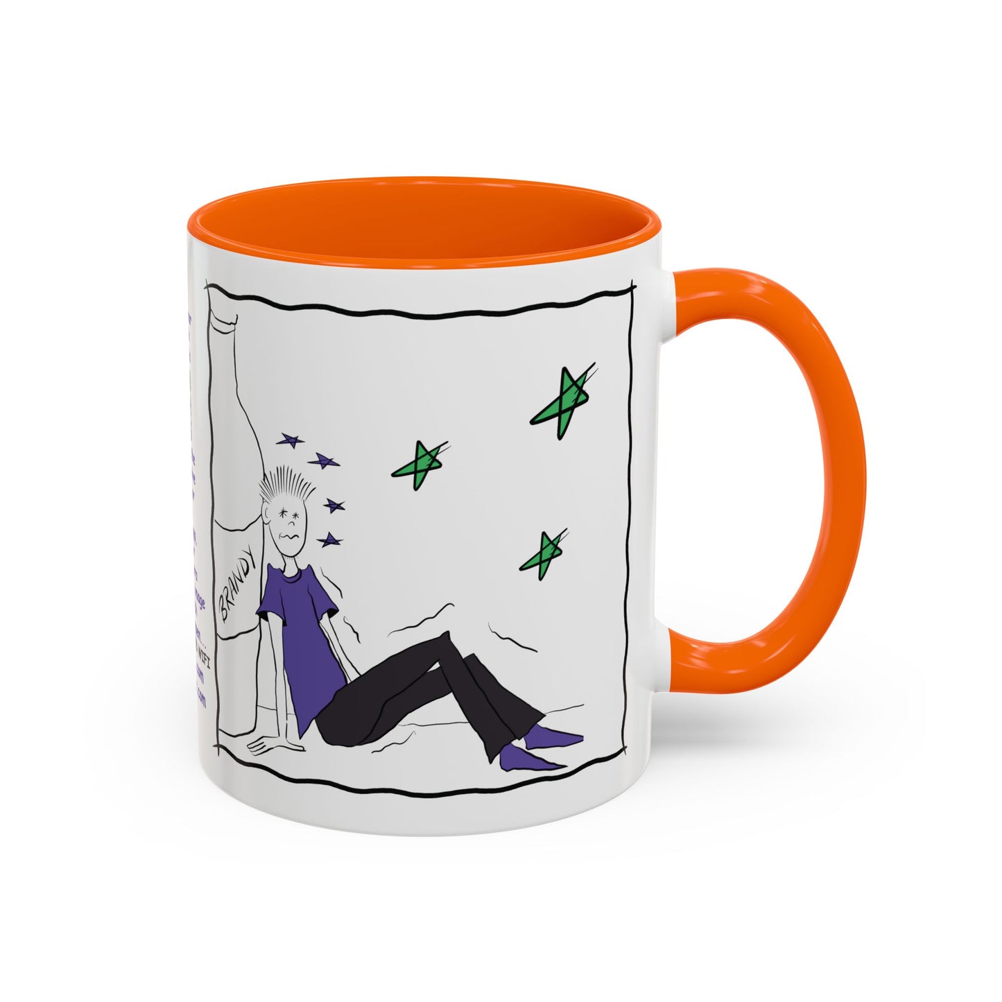 Unique mug Rhyming Talking Birthday mug Brandy Lover Mug Funny Birthday mug  limerick Brandy Mug Christmas Gift Brandy Lover MugCopy of Accent Coffee Mug (11, 15oz)