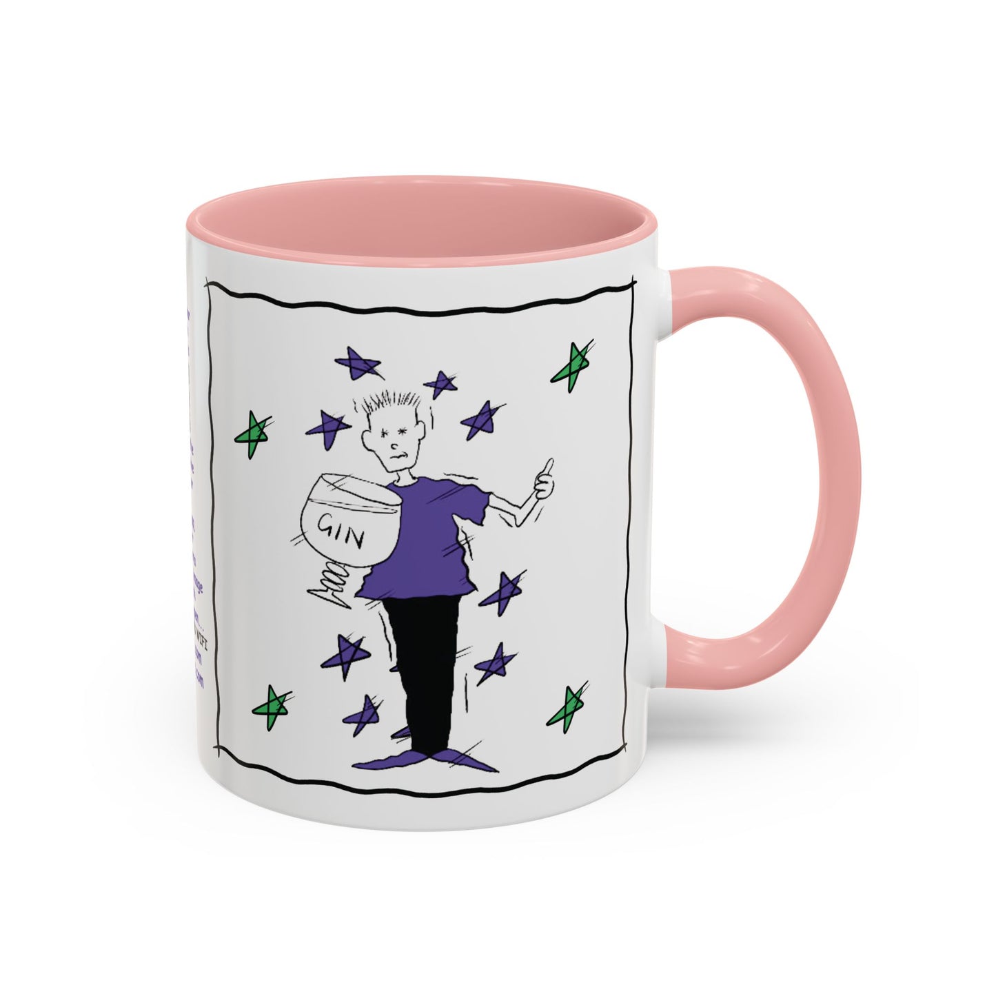 Rhyming Gin Mug Funny Gin Lover Mug Gin Tonic Mug Limerick Coffee Mug rhyming Mug Gin Coffee Lover Mug Unique Gin Mug Funny Christmas Mug Accent Coffee Mug (11, 15oz)