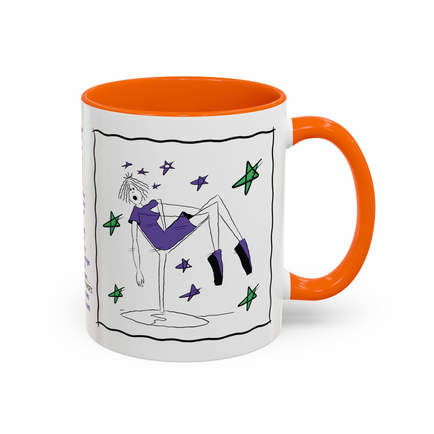 Talking Animated Funny Wine Mug Red Wine Lover Mug Girl Coffee Mug Handmade Ceramic Coffee Mug White Coffee Mug Christmas gift Limerick mug accent Coffee Mug (11, 15oz)
