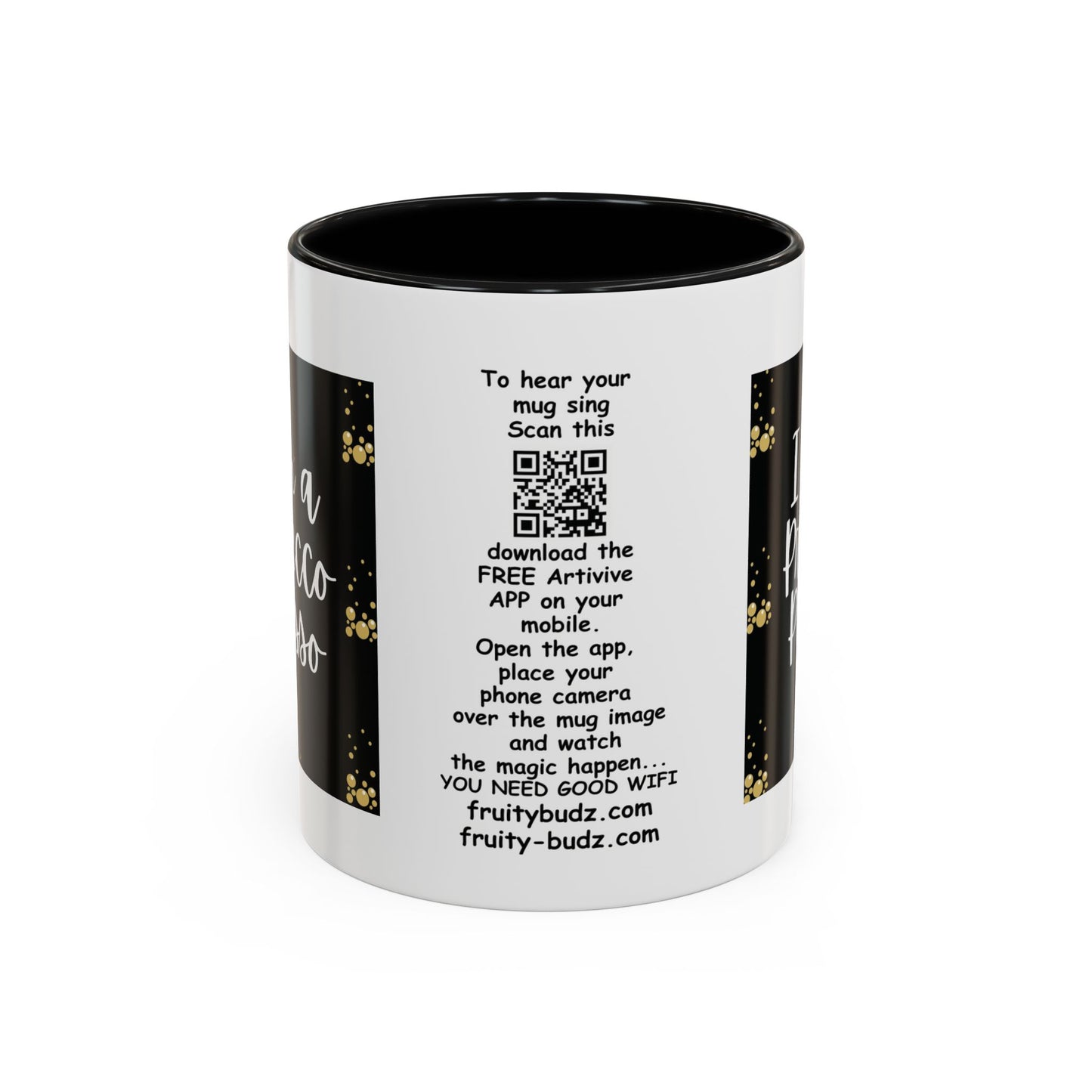 Talking Funny Mug Funny Prosecco Picasso Lover Mug Limerick Girlie Mug Funny Animating Mug Handmade Ceramic Coffee Mug girl Christmas gift accent Coffee Mug (11, 15oz)
