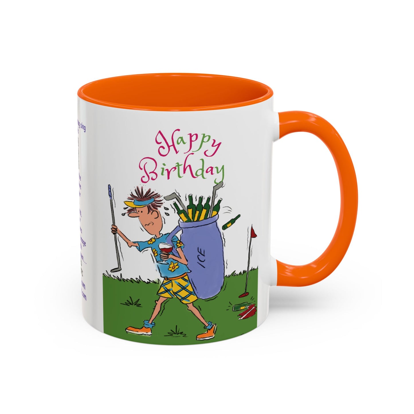 Funny Gifts Under £15 Funny Mug Dads Birthday Mug Coffee Mug Funny Birthday Golf lover Mug Handmade Birthday Lover Mug White Ceramic Coffee Beer Mug accent Coffee Mug (11, 15oz)