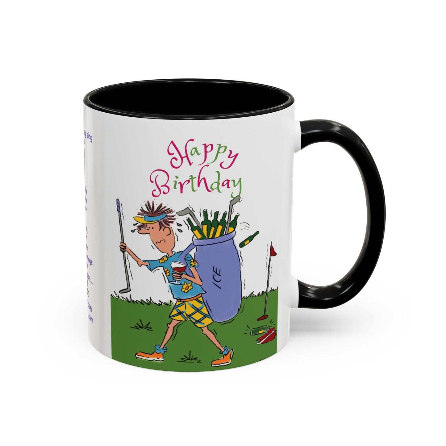 Funny Gifts Under £15 Funny Mug Dads Birthday Mug Coffee Mug Funny Birthday Golf lover Mug Handmade Birthday Lover Mug White Ceramic Coffee Beer Mug accent Coffee Mug (11, 15oz)