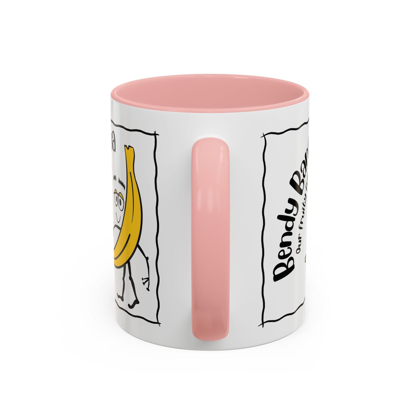 Singing childs mug childs Banana Mug Fruit Mug Bendy Banana Mug Funny Mug Christmas Ceramic Kids Mug Aesthetic White Mug Lover Kids Gift accent Coffee Mug (11, 15oz)