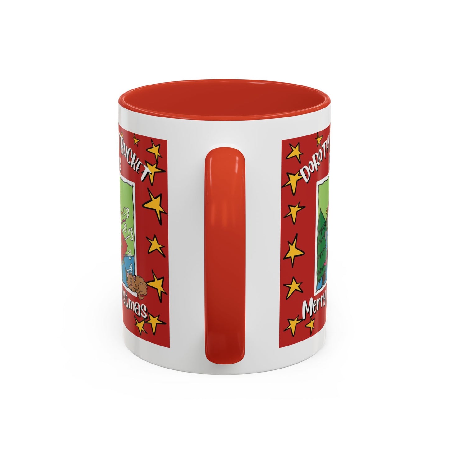 Singing Christmas Fairy mug Christmas Mug Dorothy Mug Child Mug Dorothy DustBucket Mug Handmade Mug Aesthetic Christmas Mug Gift Kids Mug  Aesthetic White Mug Lover Kids Gift accent Coffee Mug (11, 15oz)