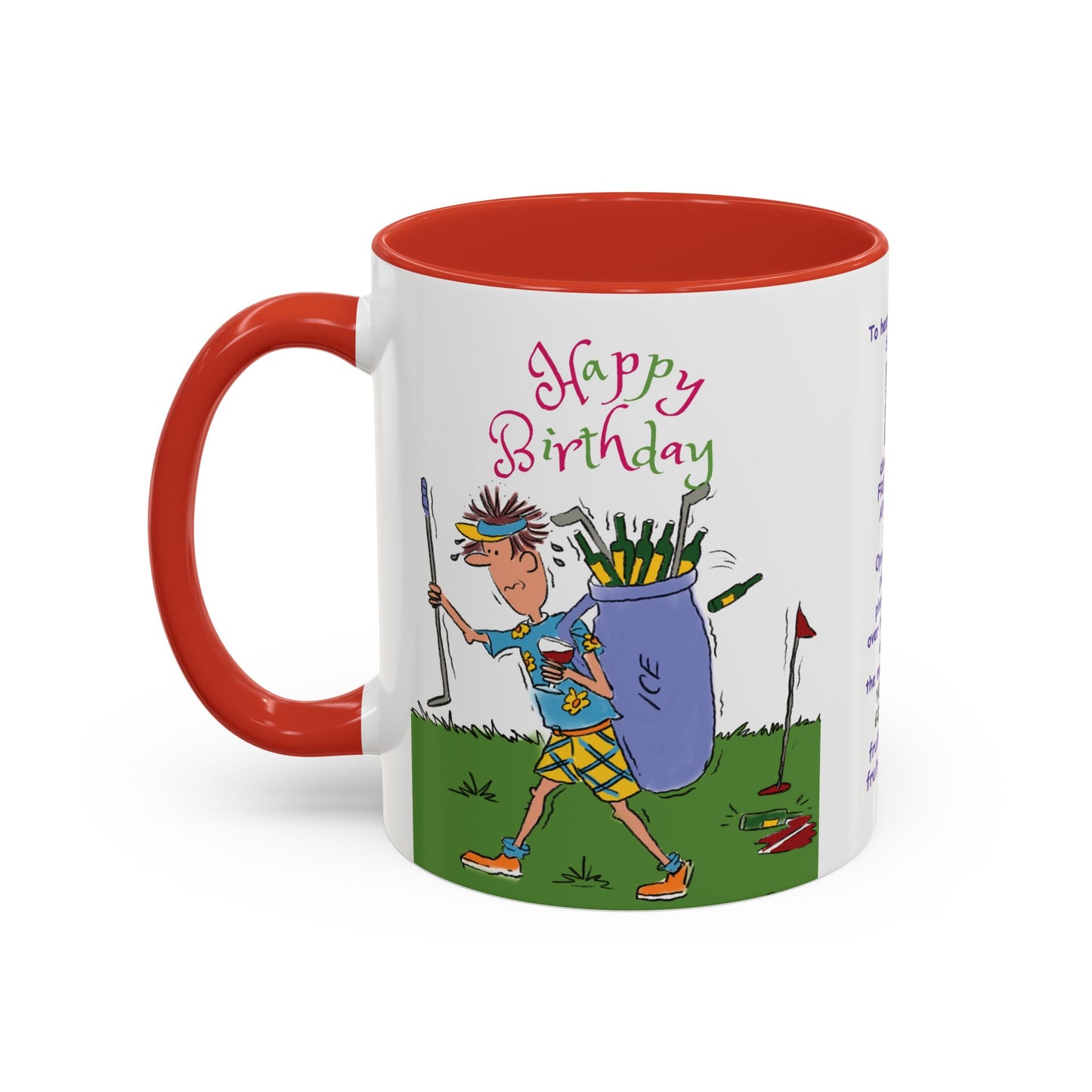 Funny Gifts Under £15 Funny Mug Dads Birthday Mug Coffee Mug Funny Birthday Golf lover Mug Handmade Birthday Lover Mug White Ceramic Coffee Beer Mug accent Coffee Mug (11, 15oz)