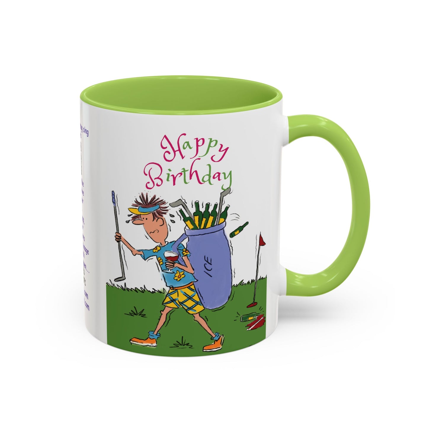 Funny Gifts Under £15 Funny Mug Dads Birthday Mug Coffee Mug Funny Birthday Golf lover Mug Handmade Birthday Lover Mug White Ceramic Coffee Beer Mug accent Coffee Mug (11, 15oz)