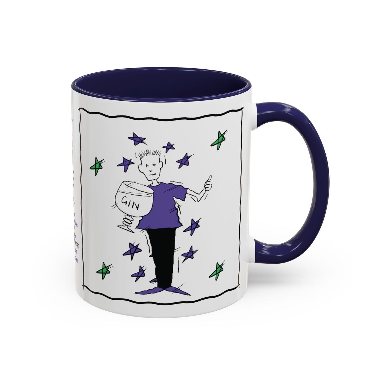 Rhyming Gin Mug Funny Gin Lover Mug Gin Tonic Mug Limerick Coffee Mug rhyming Mug Gin Coffee Lover Mug Unique Gin Mug Funny Christmas Mug Accent Coffee Mug (11, 15oz)