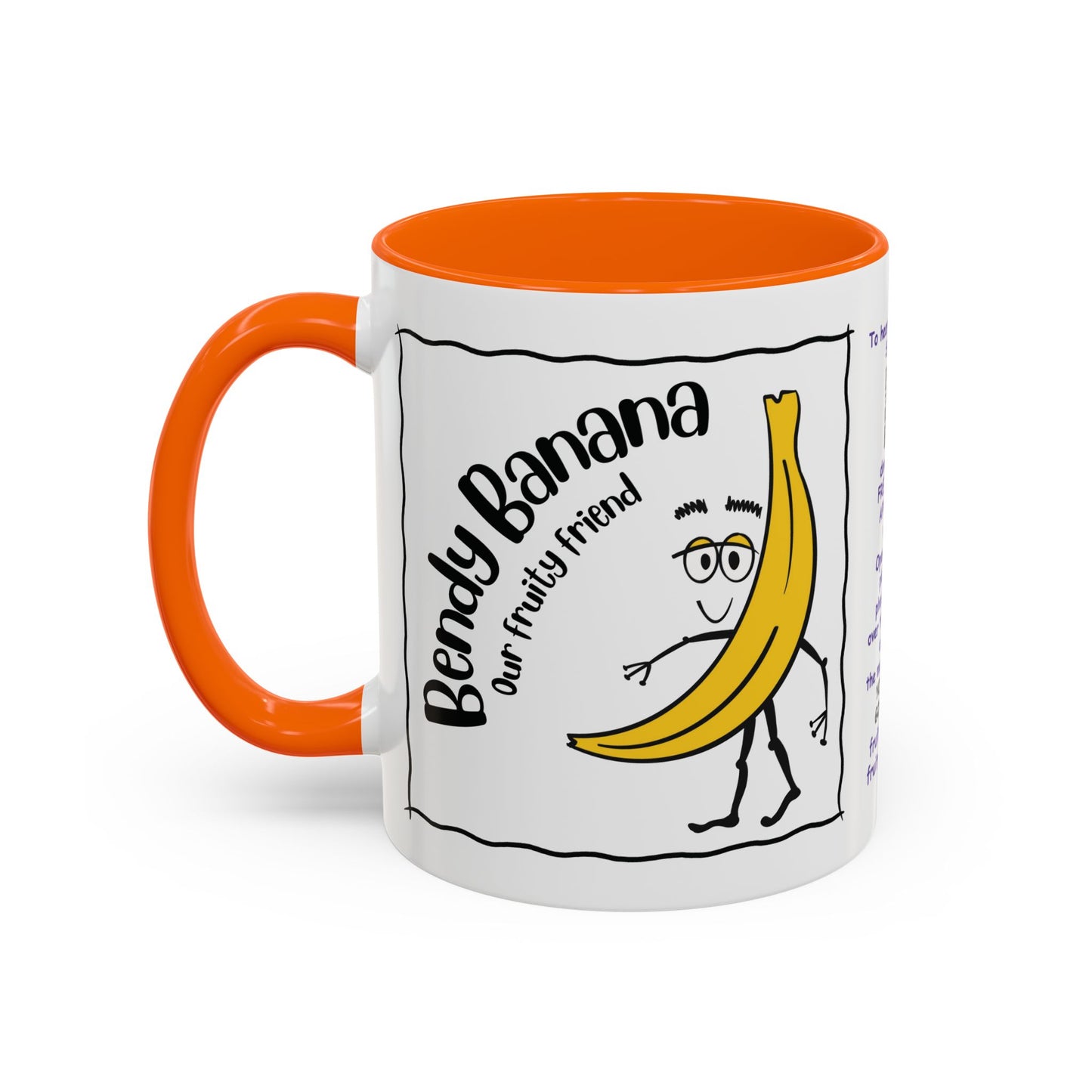 Singing childs mug childs Banana Mug Fruit Mug Bendy Banana Mug Funny Mug Christmas Ceramic Kids Mug Aesthetic White Mug Lover Kids Gift accent Coffee Mug (11, 15oz)