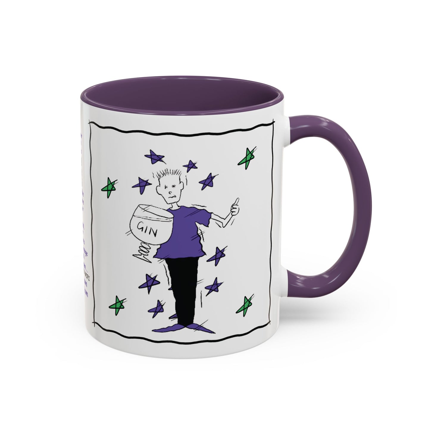 Rhyming Gin Mug Funny Gin Lover Mug Gin Tonic Mug Limerick Coffee Mug rhyming Mug Gin Coffee Lover Mug Unique Gin Mug Funny Christmas Mug Accent Coffee Mug (11, 15oz)