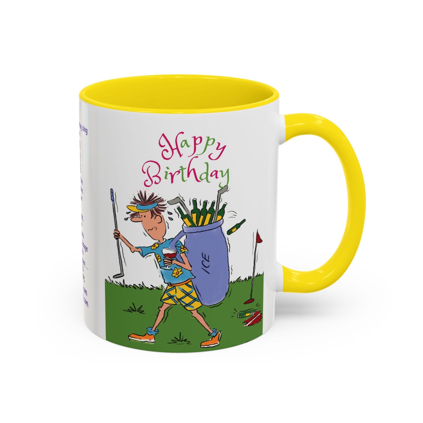 Funny Gifts Under £15 Funny Mug Dads Birthday Mug Coffee Mug Funny Birthday Golf lover Mug Handmade Birthday Lover Mug White Ceramic Coffee Beer Mug accent Coffee Mug (11, 15oz)