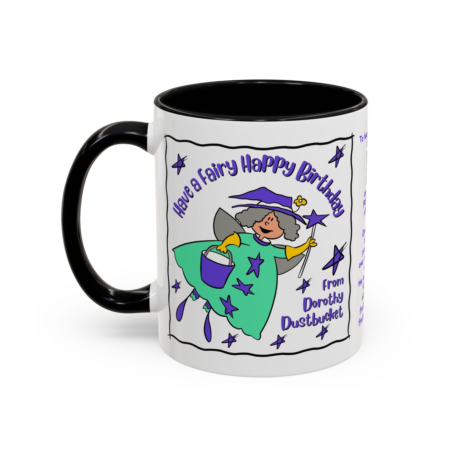 Singing Kids Birthday Mug with Augmented Reality – Dorothy DustBucket Birthday Fairy Mug  Aesthetic White Mug Lover Kids Gift accent Coffee Mug (11, 15oz)