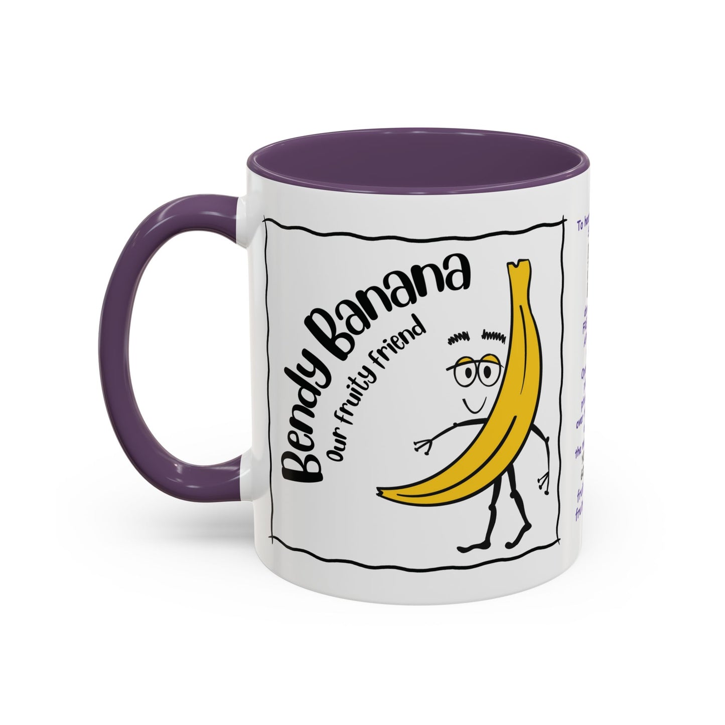 Singing childs mug childs Banana Mug Fruit Mug Bendy Banana Mug Funny Mug Christmas Ceramic Kids Mug Aesthetic White Mug Lover Kids Gift accent Coffee Mug (11, 15oz)